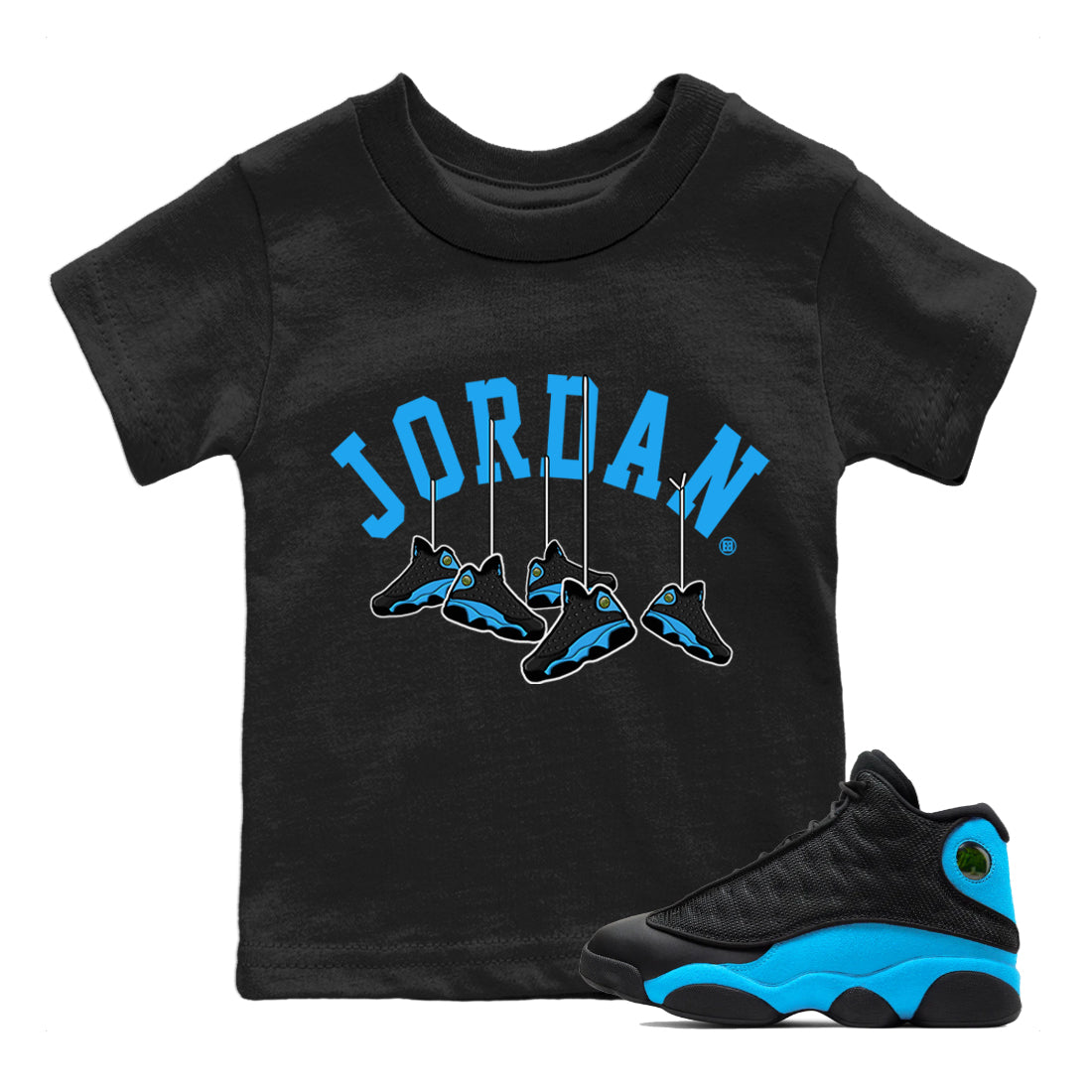 Hanging snkmatchs Kids Tops - Air Jordan 13 UNC