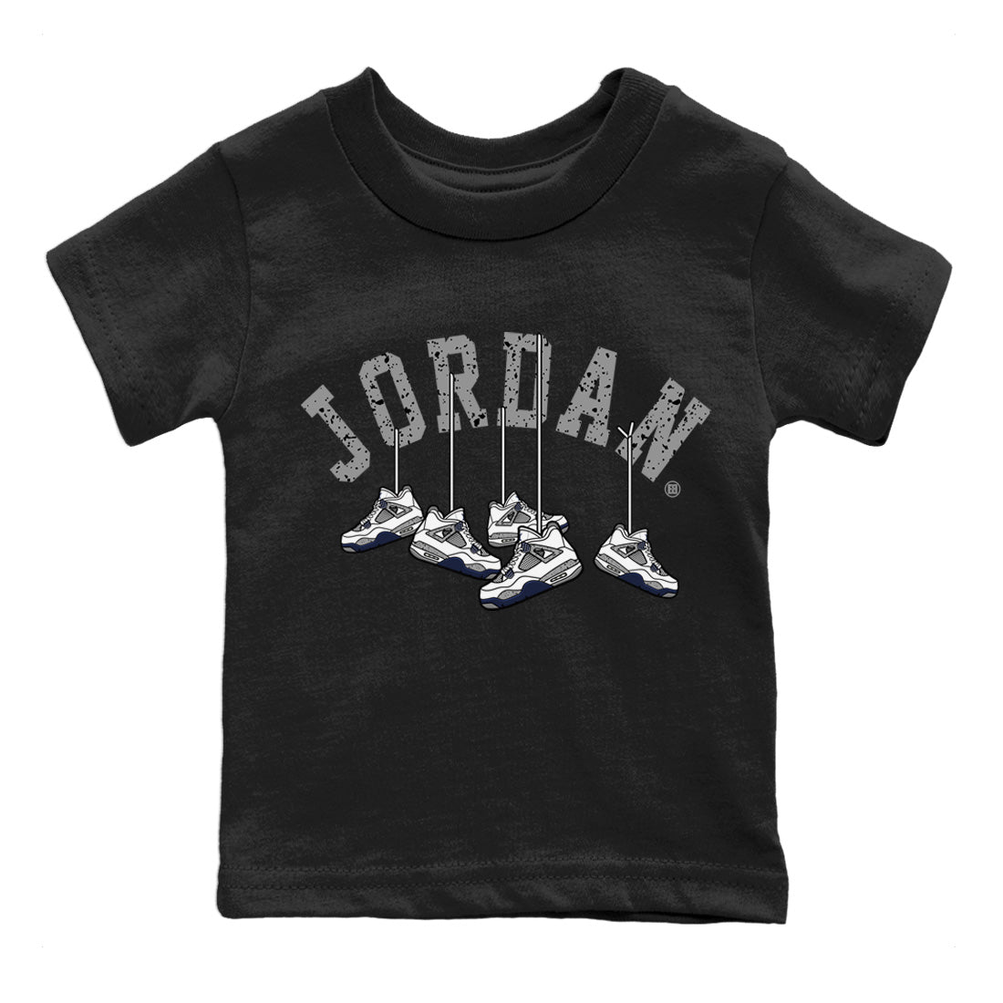 Hanging snkmatchs Kids Tops - Air Jordan 4 Midnight Navy
