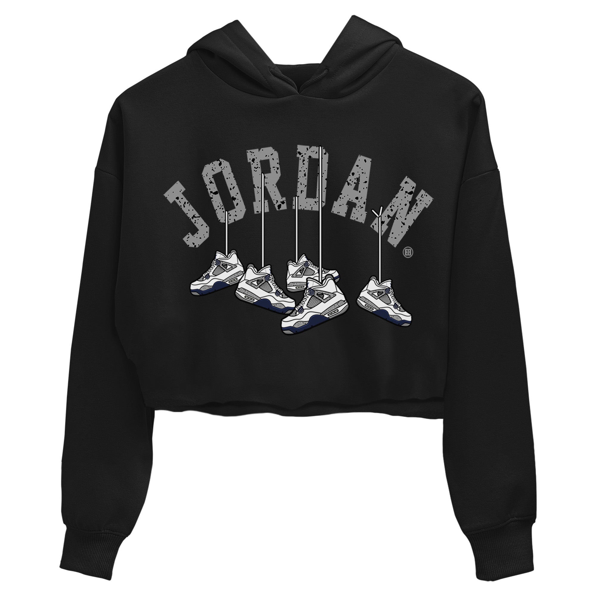 Hanging snkmatchs Women's Tops - Air Jordan 4 Midnight Navy
