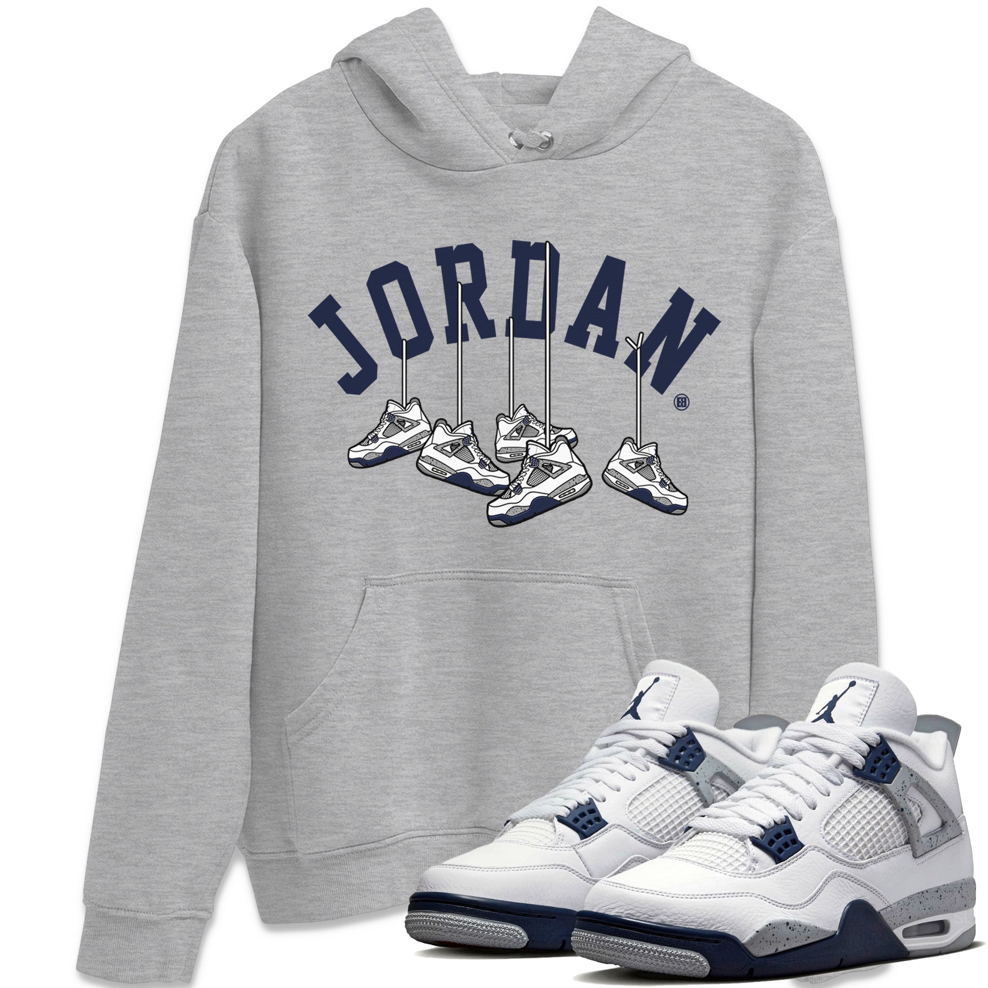 Hanging snkmatchs Unisex Tops - Air Jordan 4 Midnight Navy