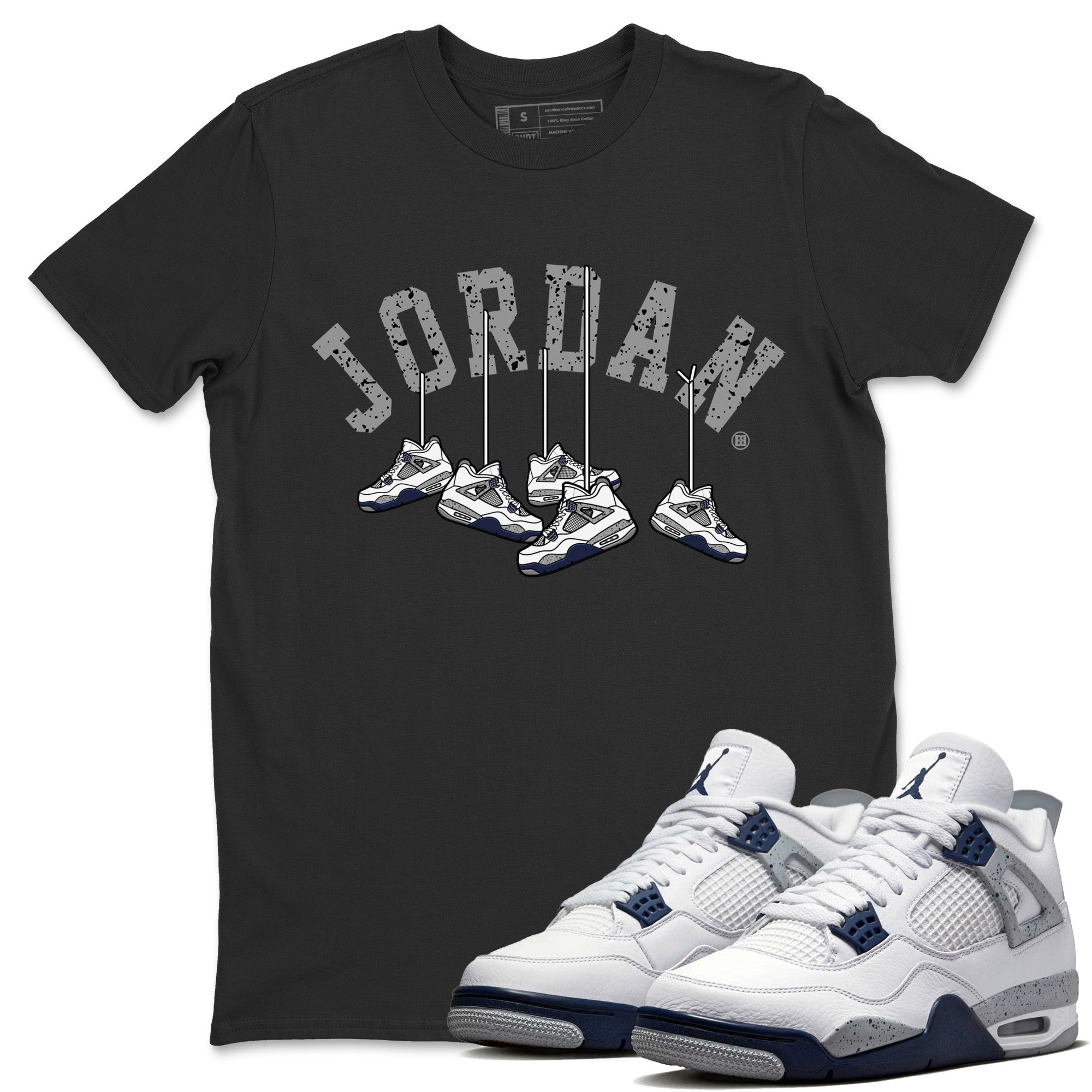 Hanging snkmatchs Unisex Tops - Air Jordan 4 Midnight Navy
