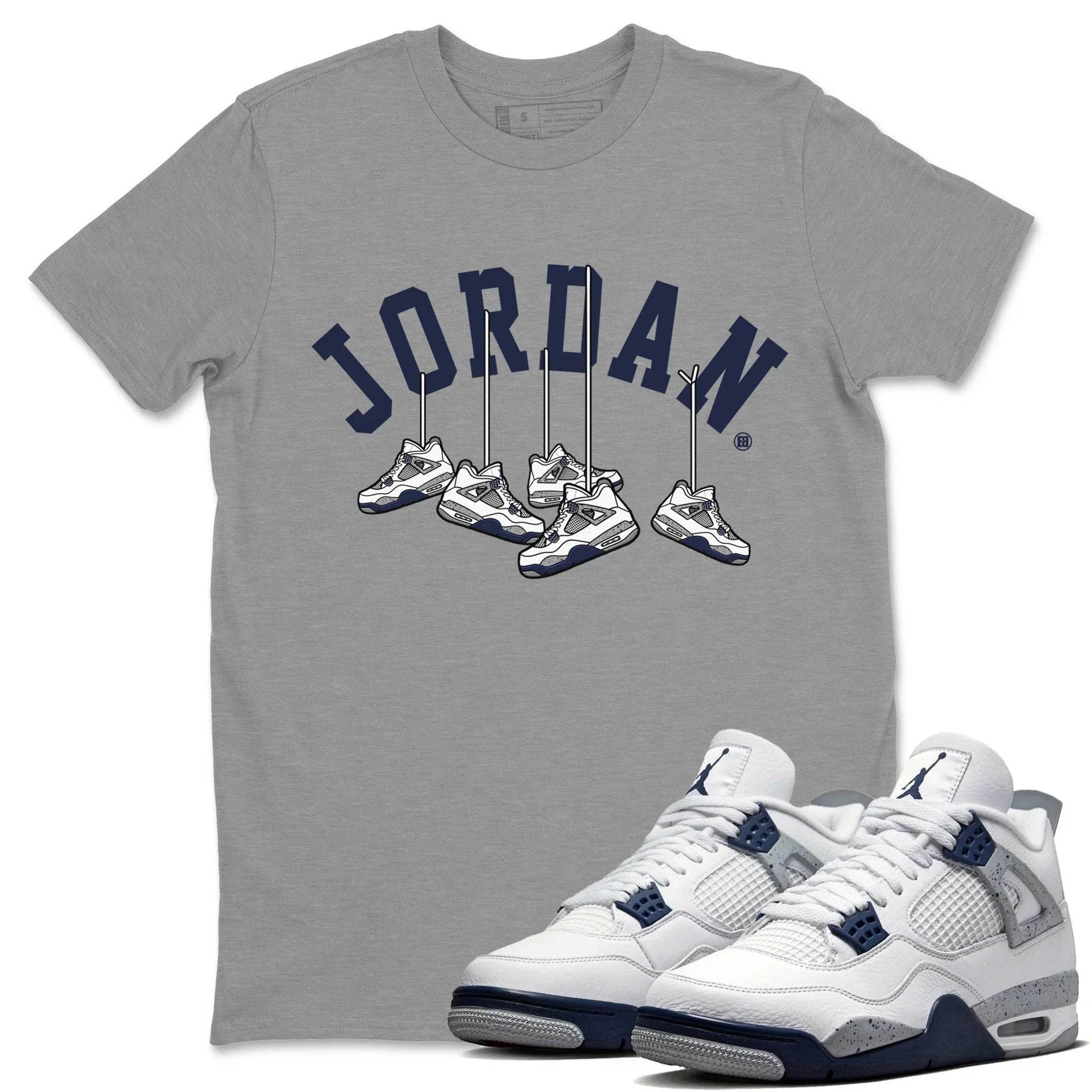Hanging snkmatchs Unisex Tops - Air Jordan 4 Midnight Navy