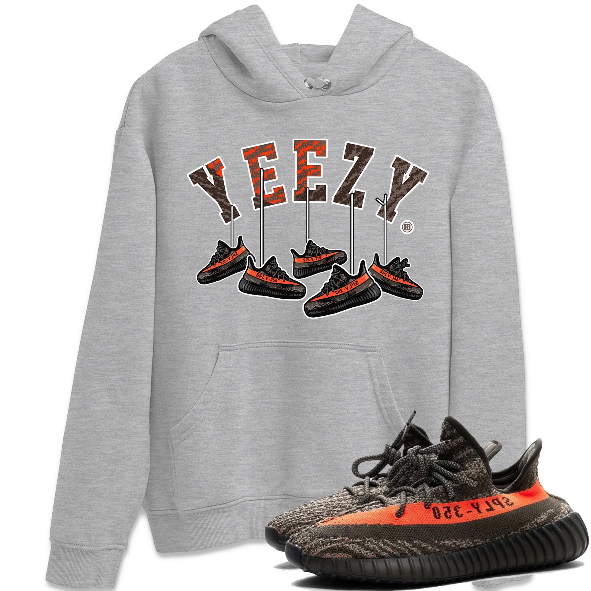 Hanging snkmatchs Unisex Tops - Yeezy 350 Carbon Beluga