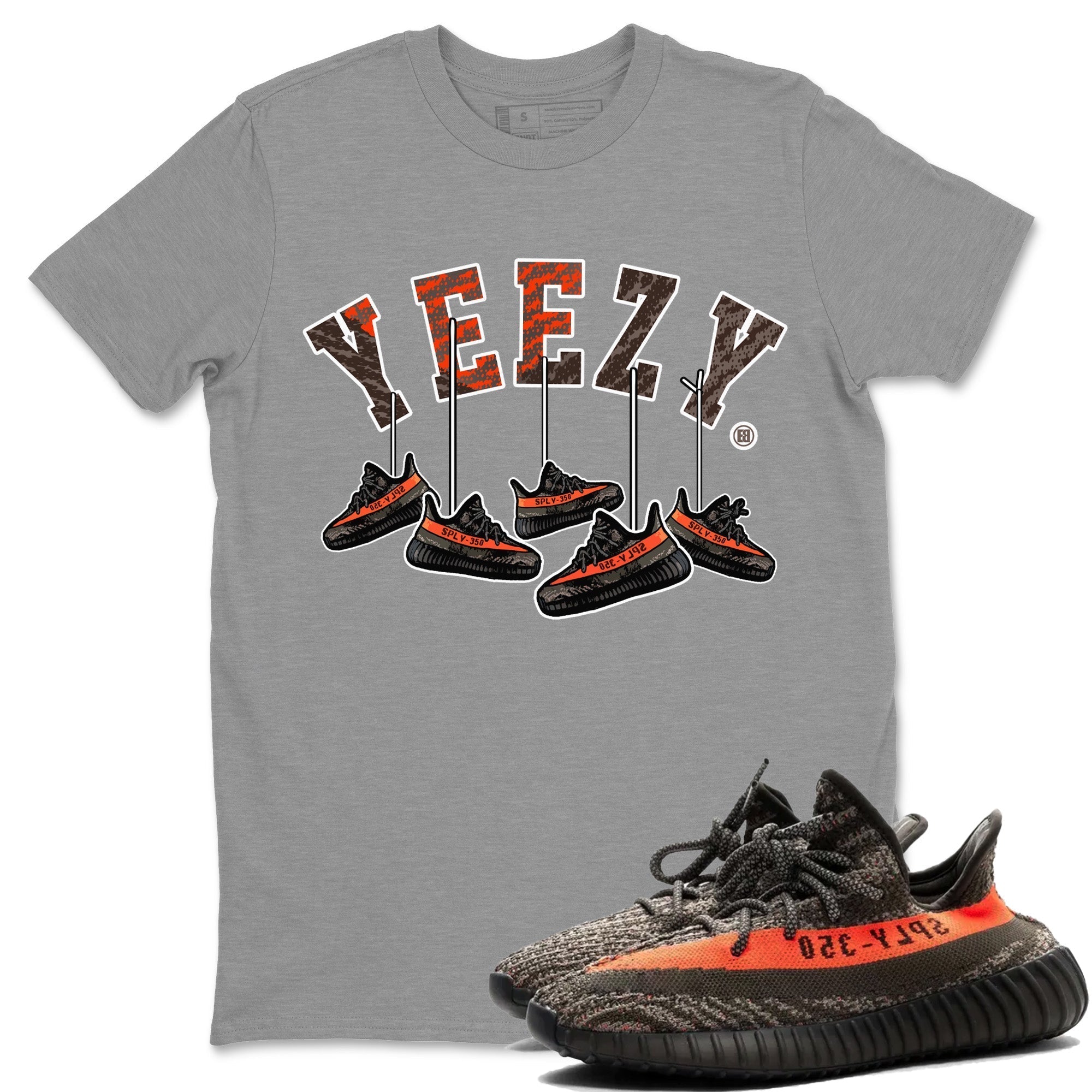 Hanging snkmatchs Unisex Tops - Yeezy 350 Carbon Beluga
