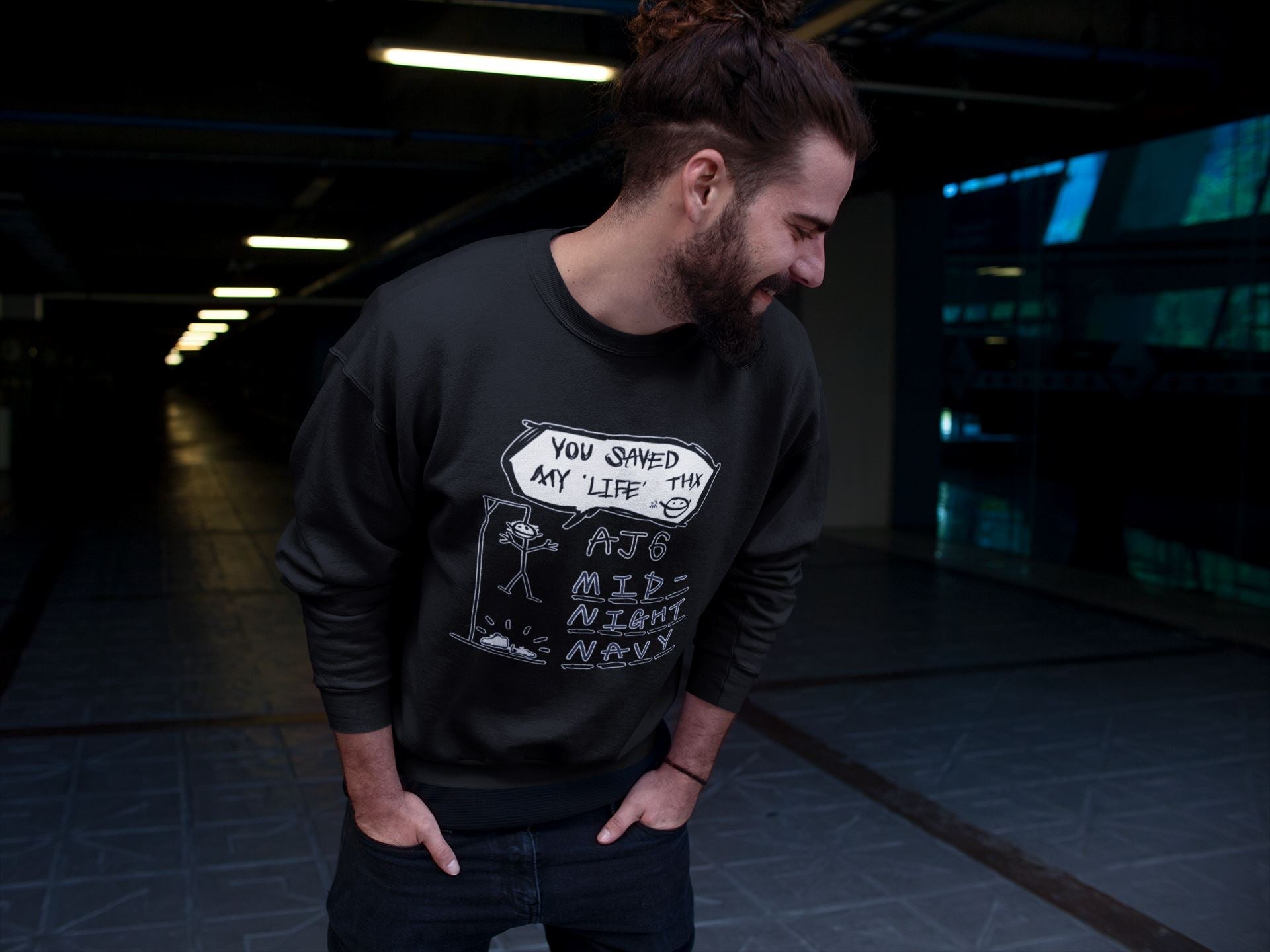 Hangman Unisex Tops - Air Jordan 6 Midnight Navy