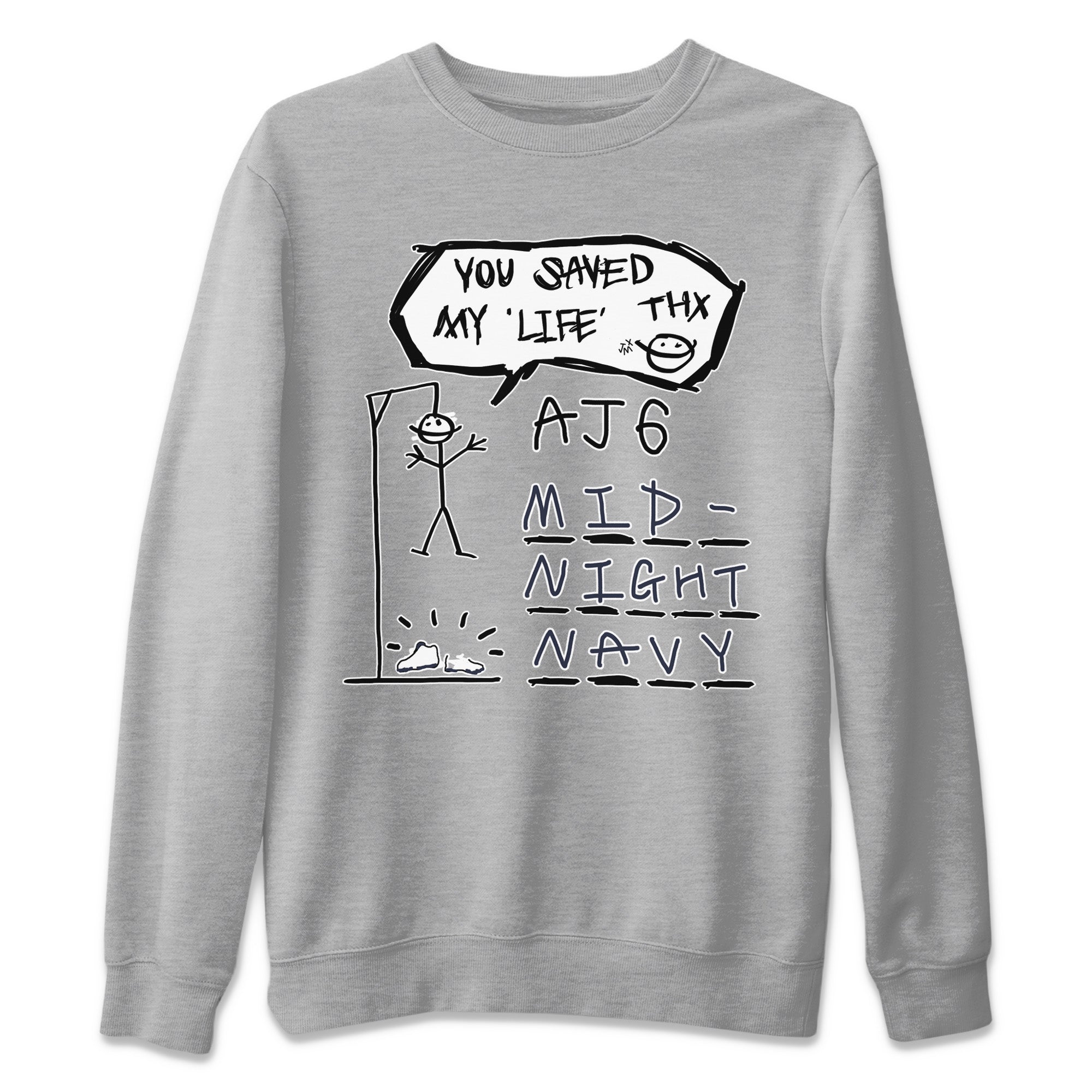 Hangman Unisex Tops - Air Jordan 6 Midnight Navy