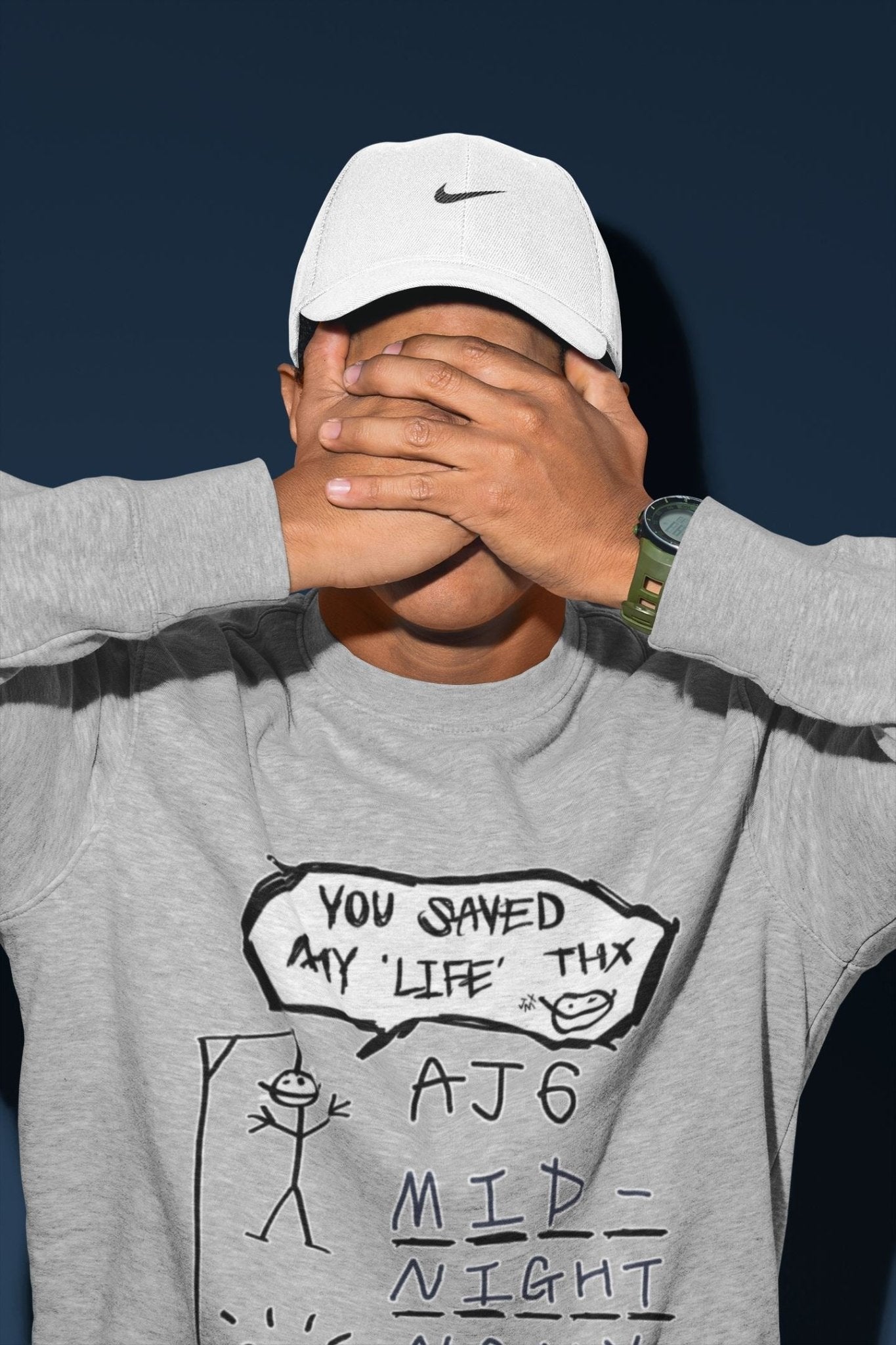 Hangman Unisex Tops - Air Jordan 6 Midnight Navy