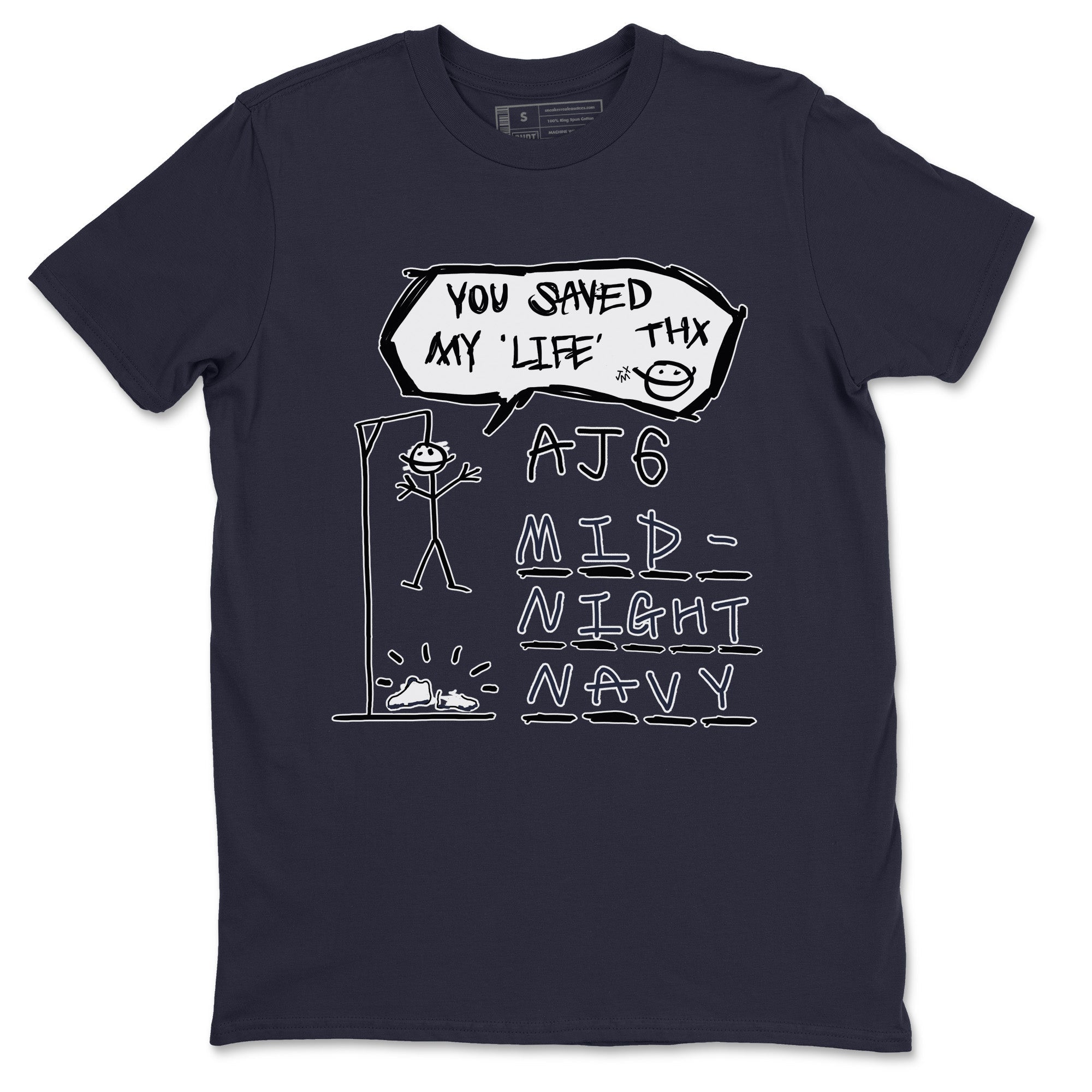 Hangman Unisex Tops - Air Jordan 6 Midnight Navy