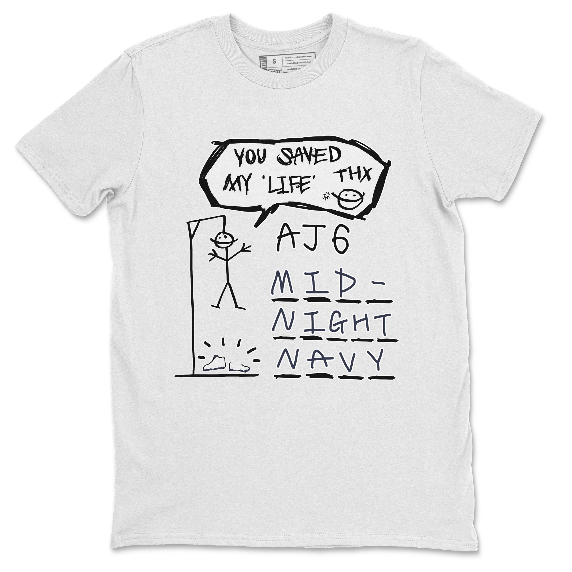 Hangman Unisex Tops - Air Jordan 6 Midnight Navy