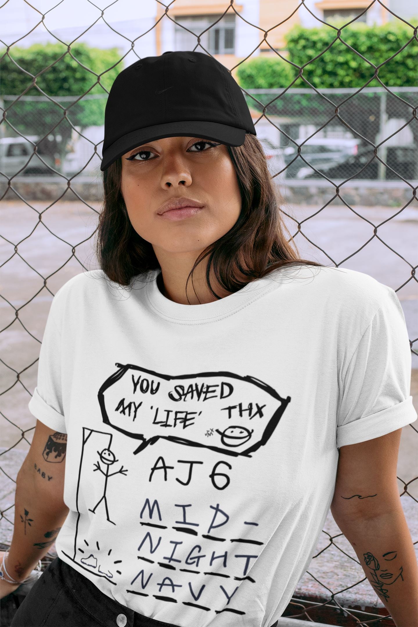 Hangman Unisex Tops - Air Jordan 6 Midnight Navy