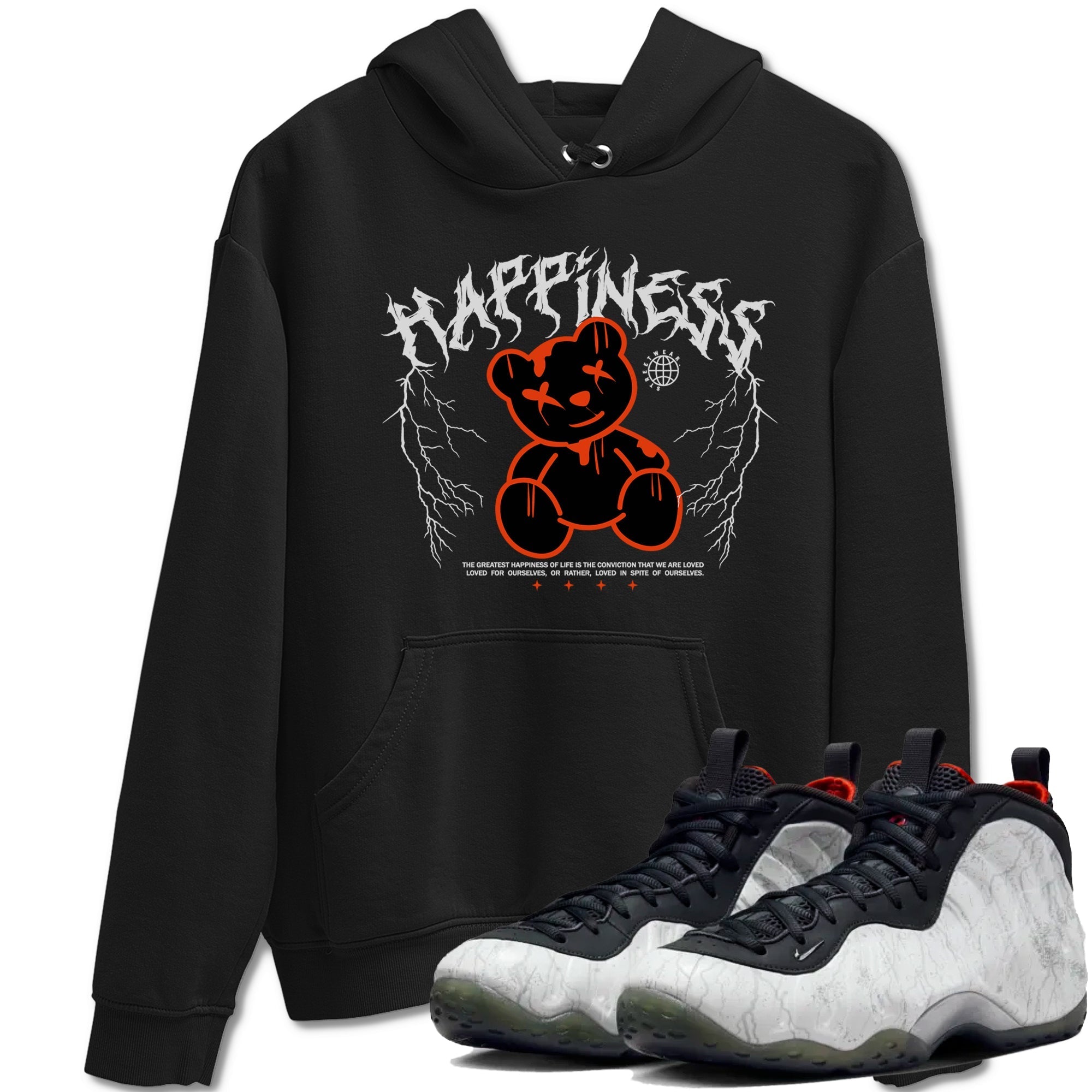 Happiness Bear snkmatch Tees - Air Foamposite One Jin