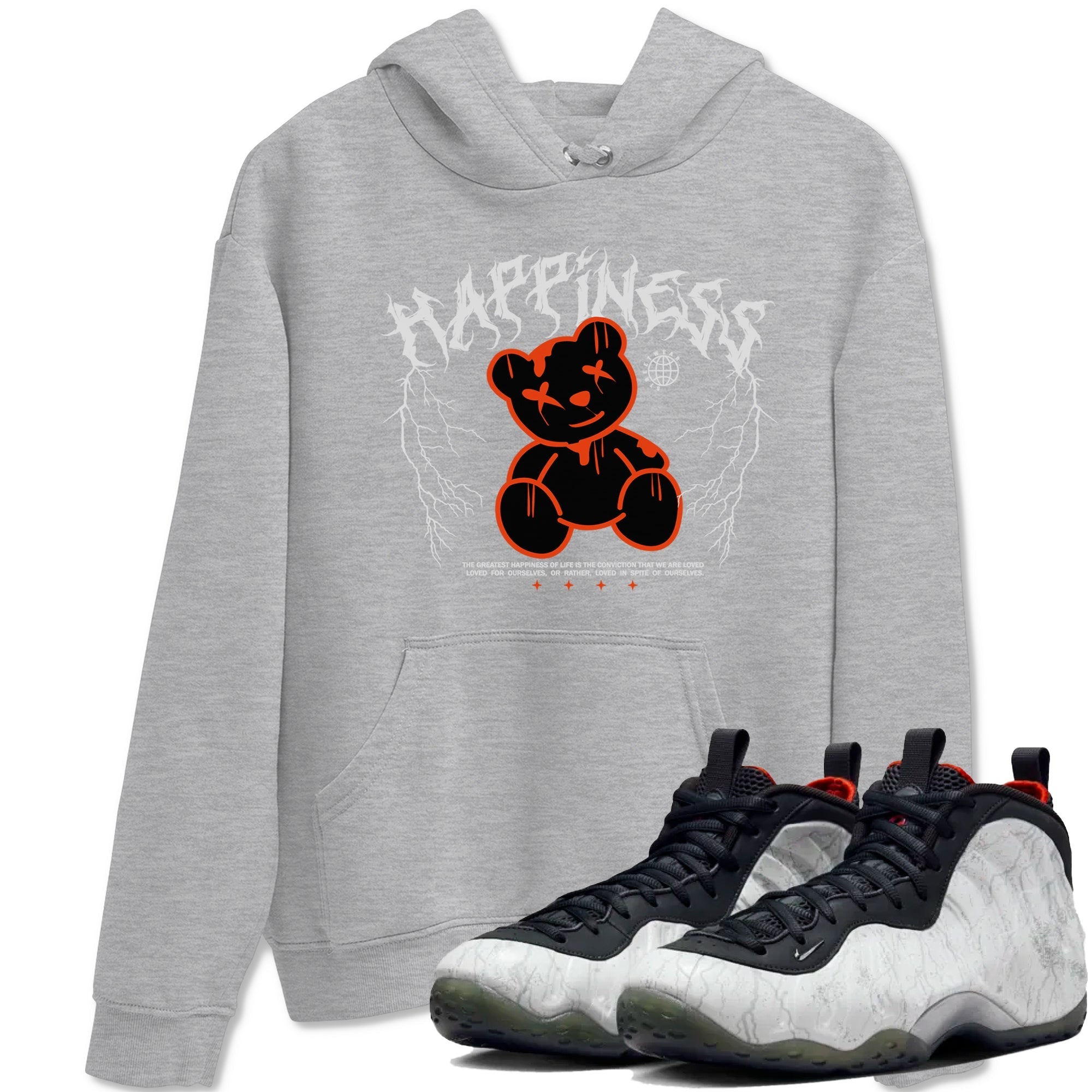 Happiness Bear snkmatch Tees - Air Foamposite One Jin