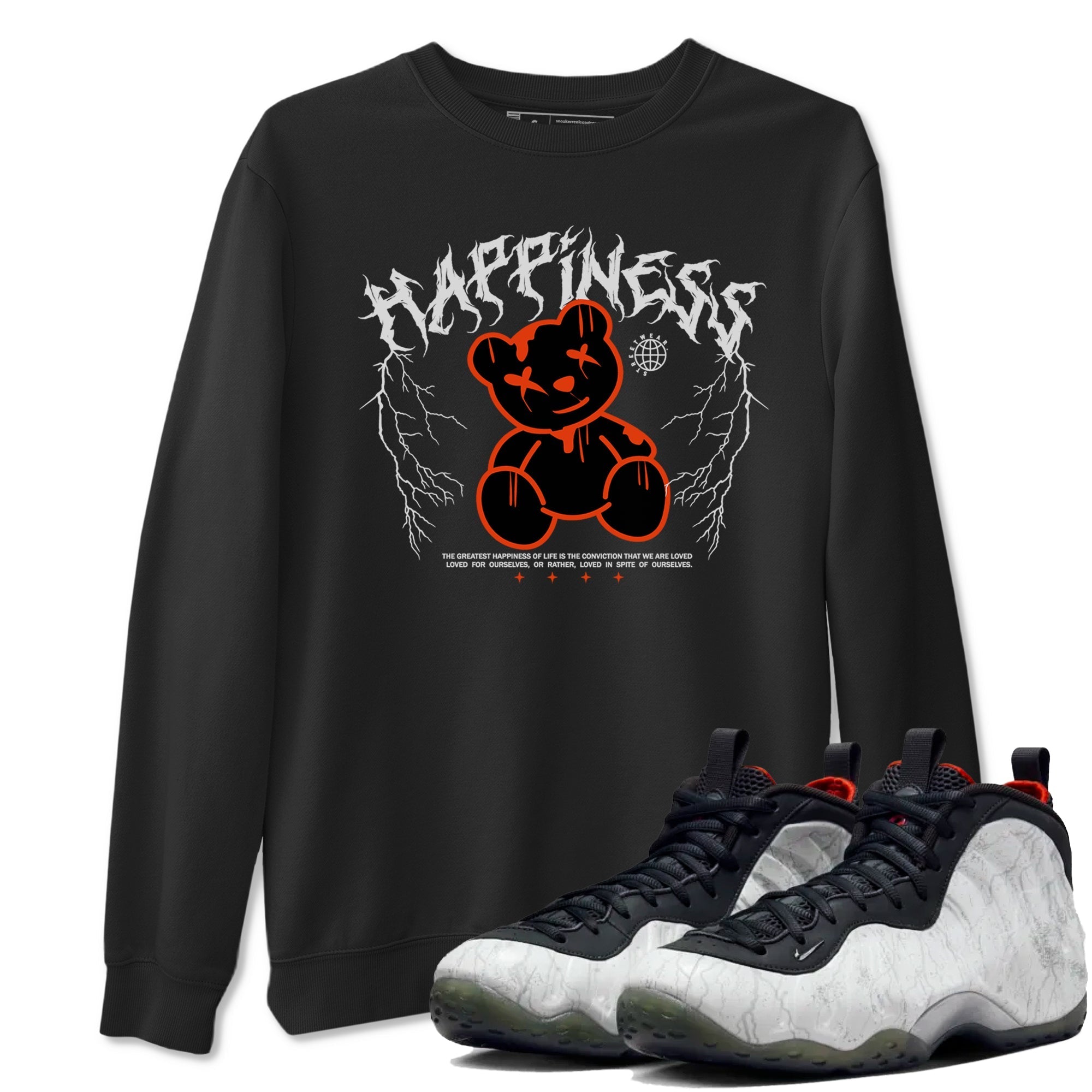 Happiness Bear snkmatch Tees - Air Foamposite One Jin