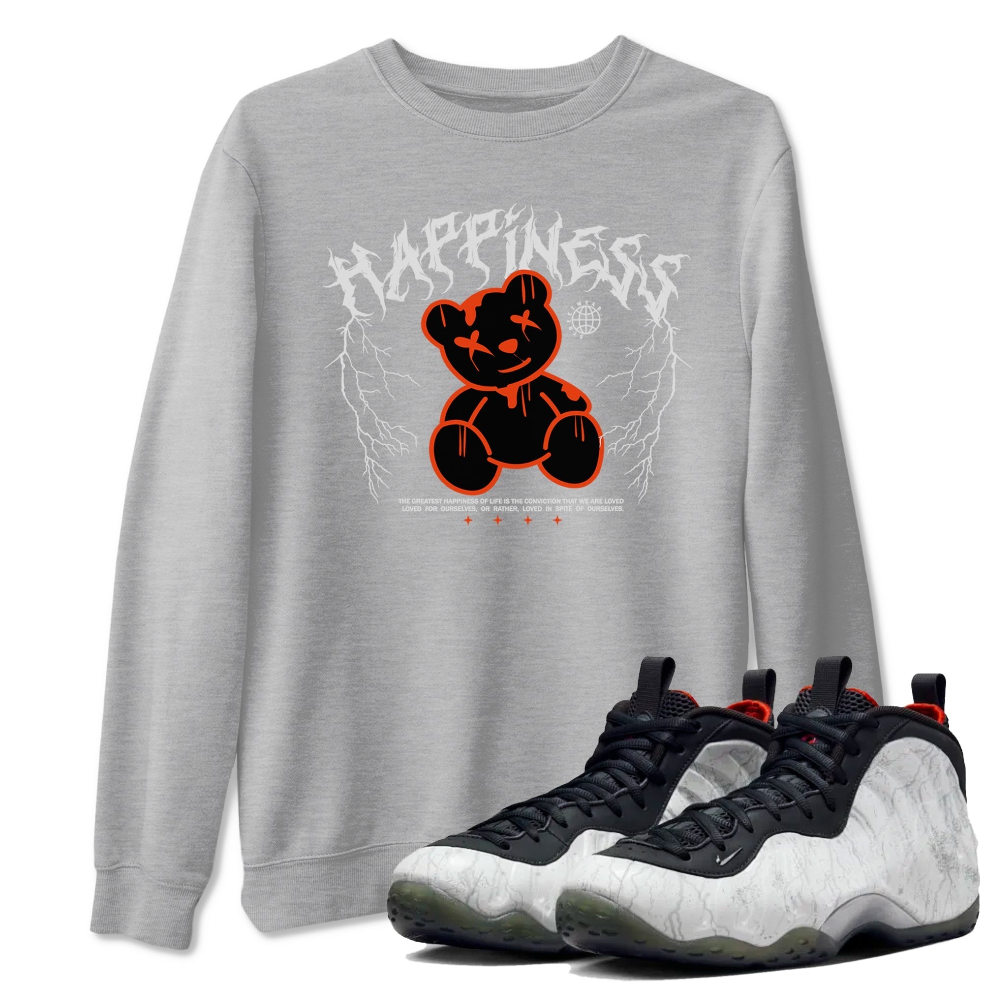 Happiness Bear snkmatch Tees - Air Foamposite One Jin
