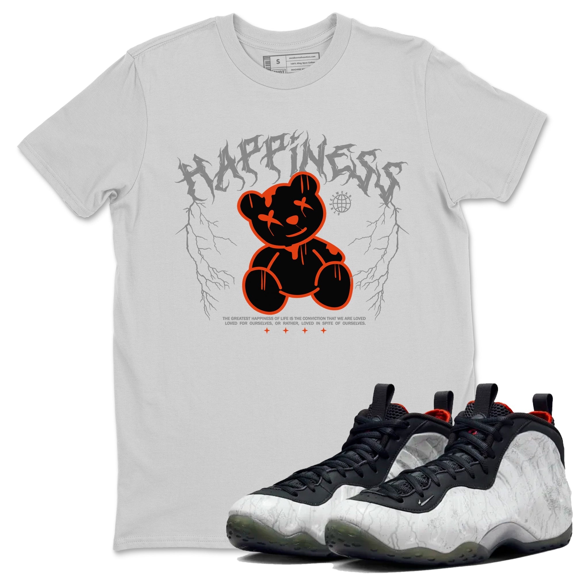 Happiness Bear snkmatch Tees - Air Foamposite One Jin