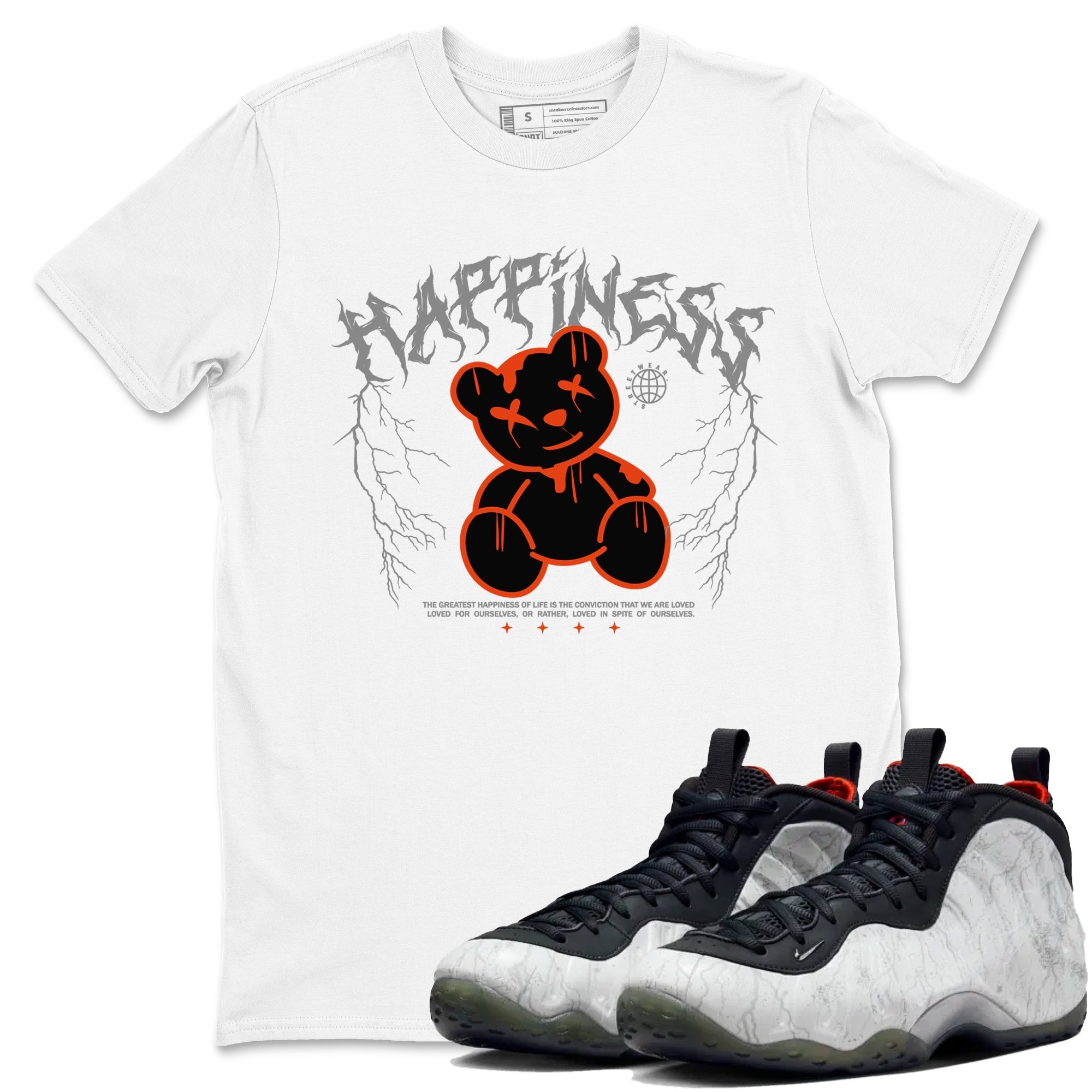 Happiness Bear snkmatch Tees - Air Foamposite One Jin