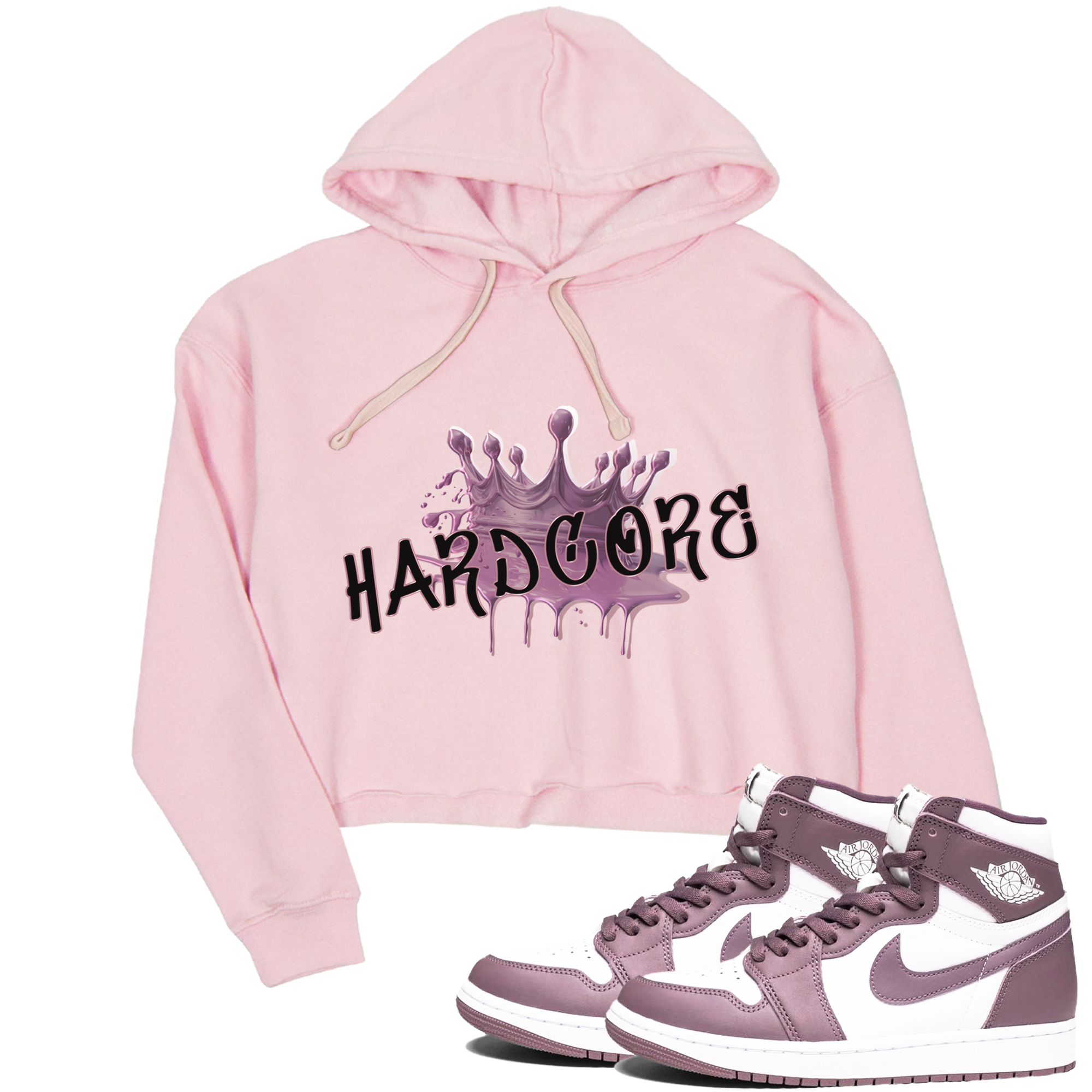 Hardcore snkmatch Women's Top - Air Jordan 1 Mauve