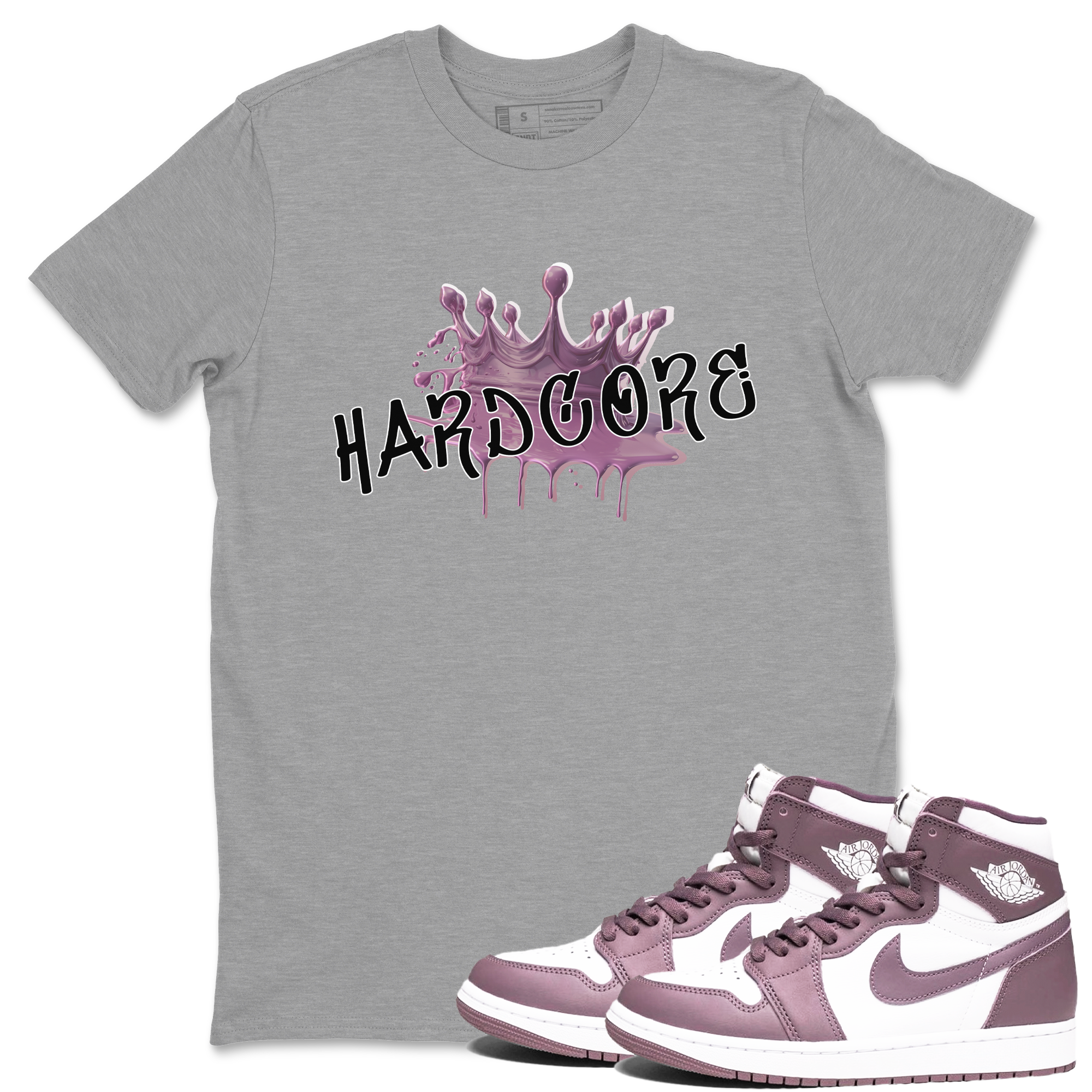 Hardcore snkmatch Tee - Air Jordan 1 Mauve