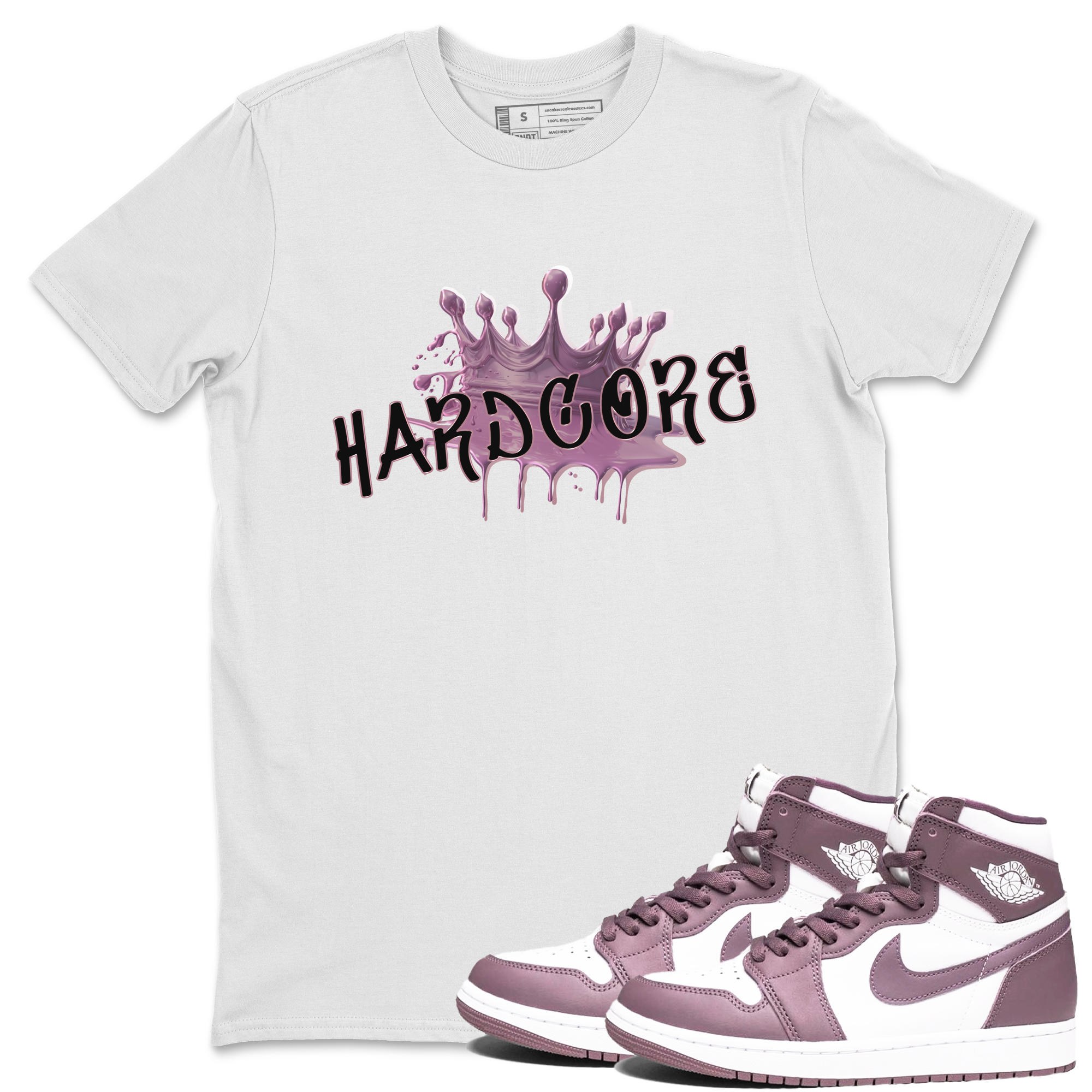 Hardcore snkmatch Tee - Air Jordan 1 Mauve