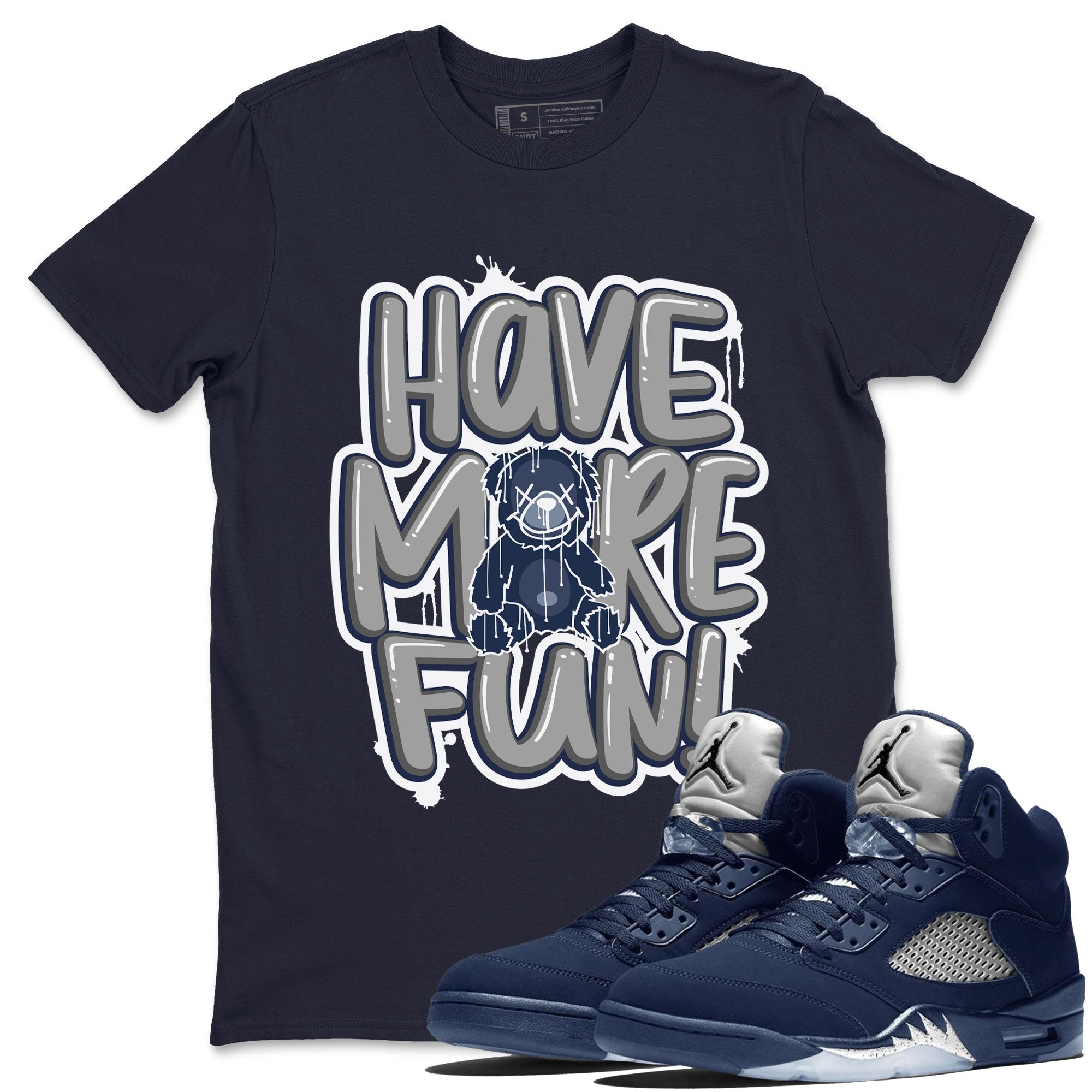 Have More Fun Unisex Tops - Air Jordan 5 Georgetown