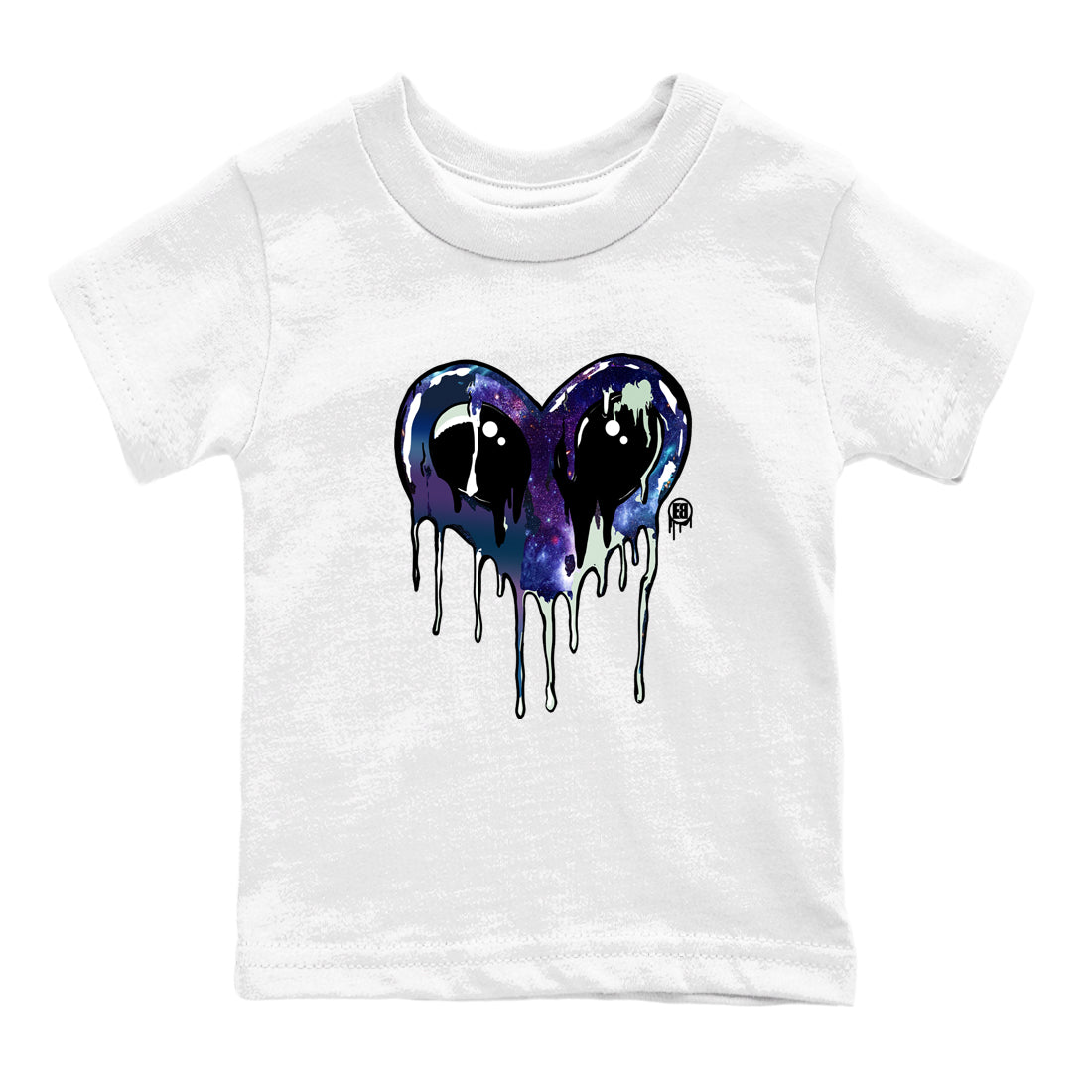 Heart Alien snkmatch Tees Kids - Air Foamposite One Galaxy