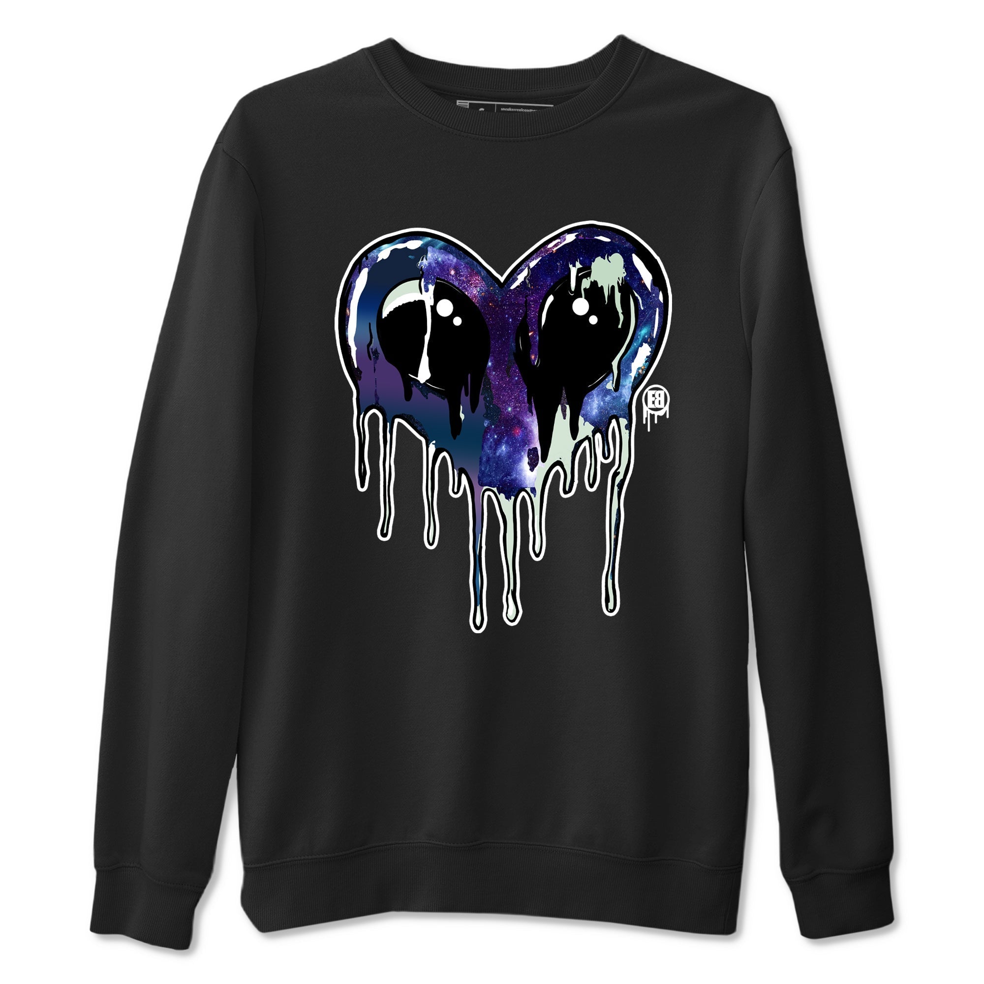 Heart Alien snkmatch Tees - Air Foamposite One Galaxy
