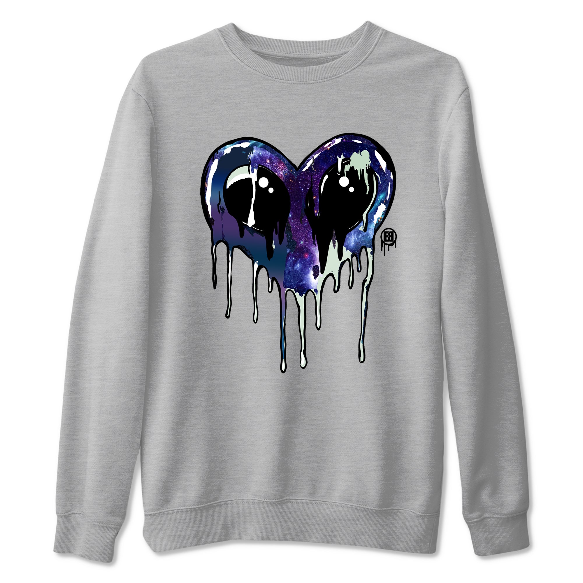 Heart Alien snkmatch Tees - Air Foamposite One Galaxy