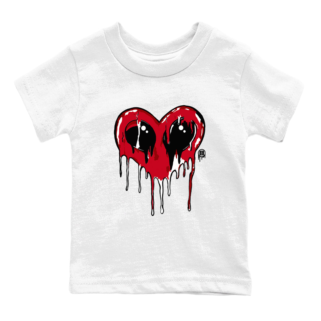 Heart Alien snkmatch Tees Kids - Air Jordan 1 '85 Bred