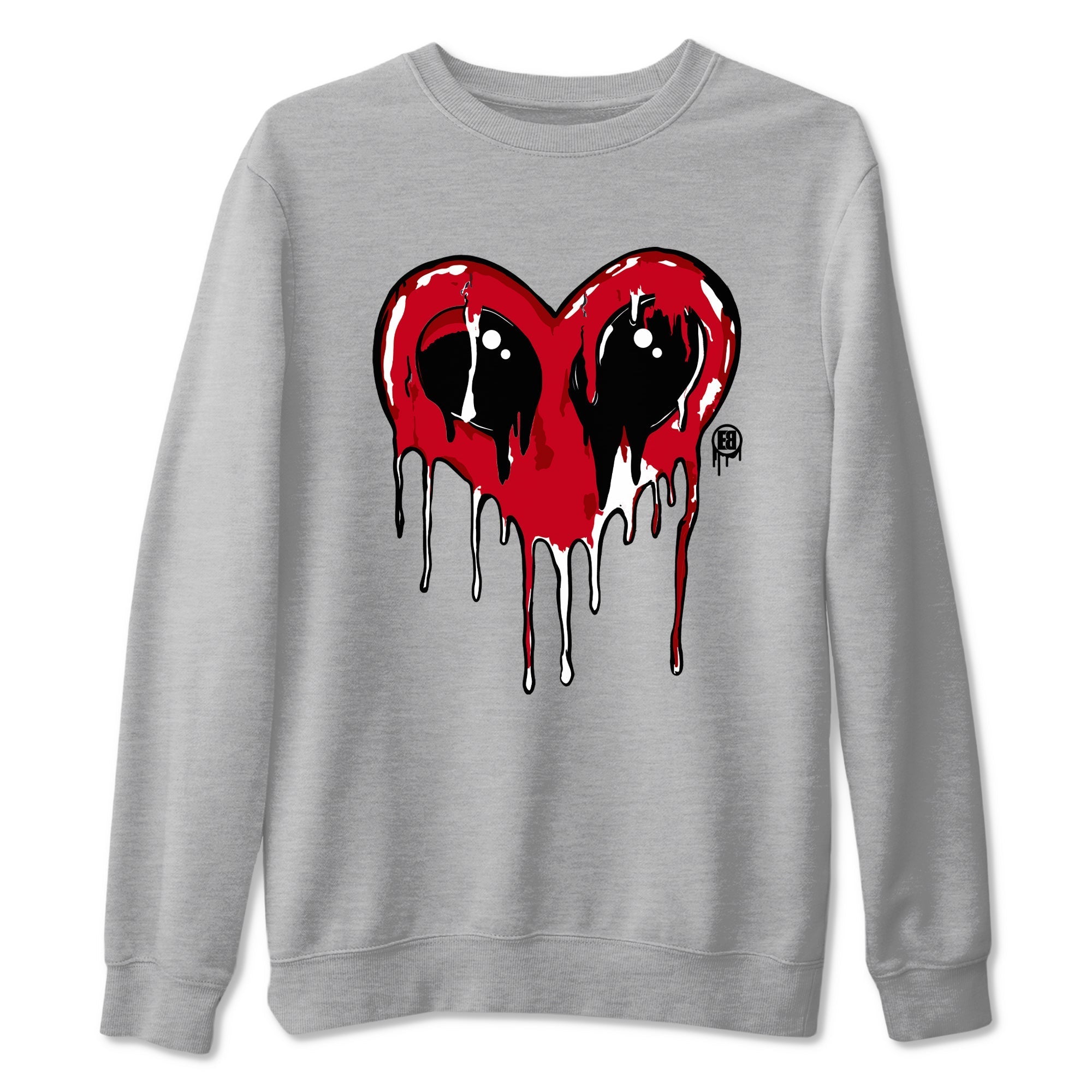 Heart Alien snkmatch Tees - Air Jordan 1 '85 Bred