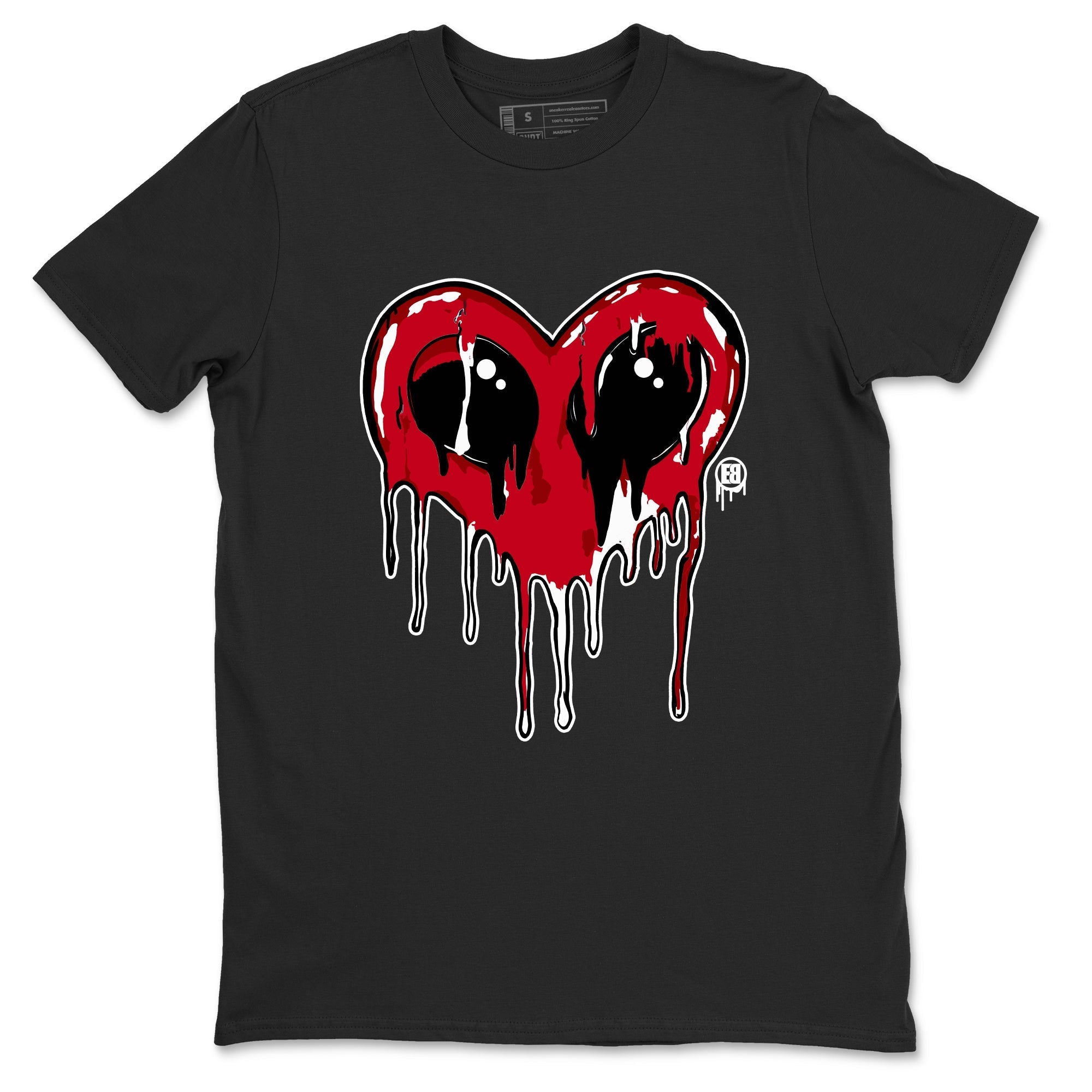Heart Alien snkmatch Tees - Air Jordan 1 '85 Bred