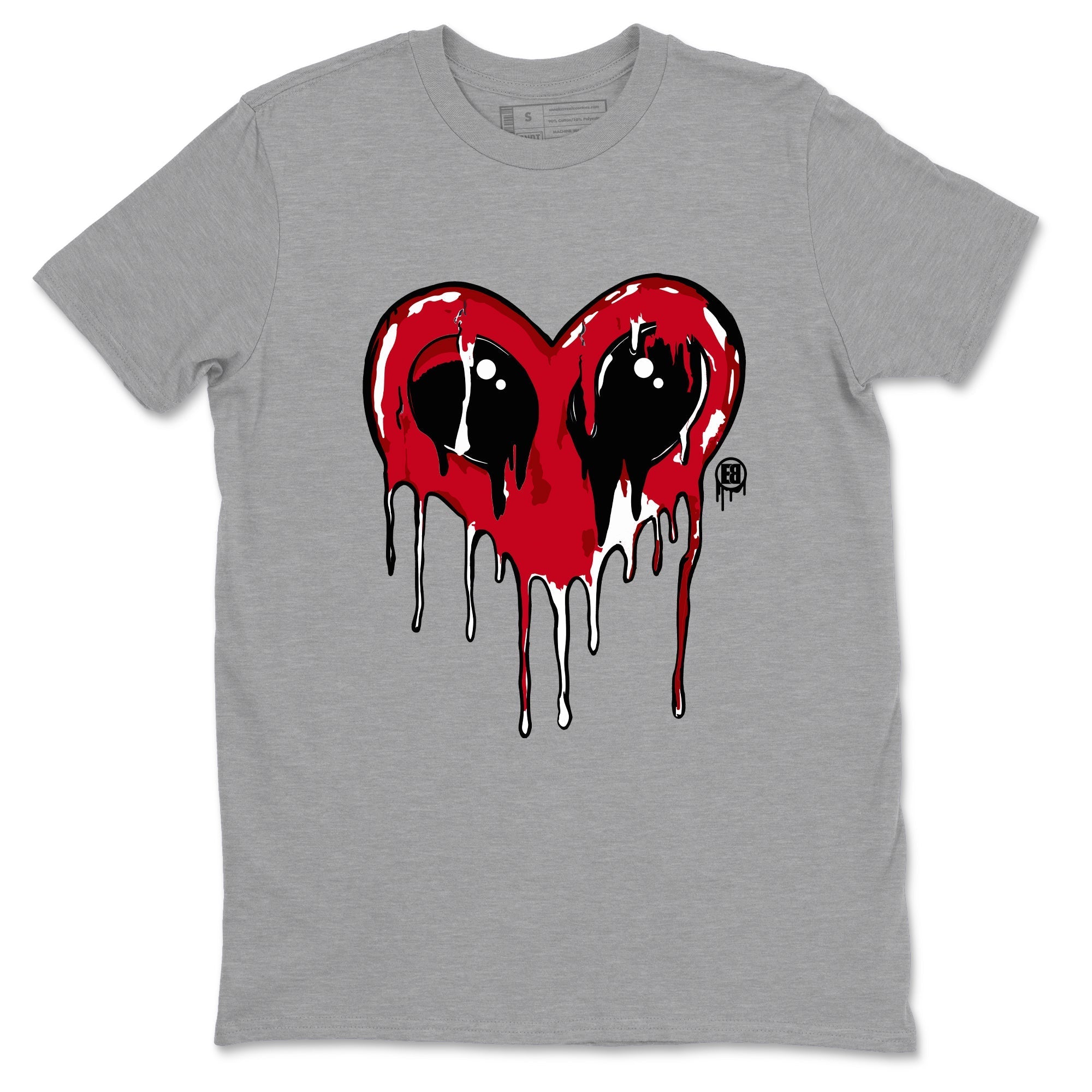 Heart Alien snkmatch Tees - Air Jordan 1 '85 Bred