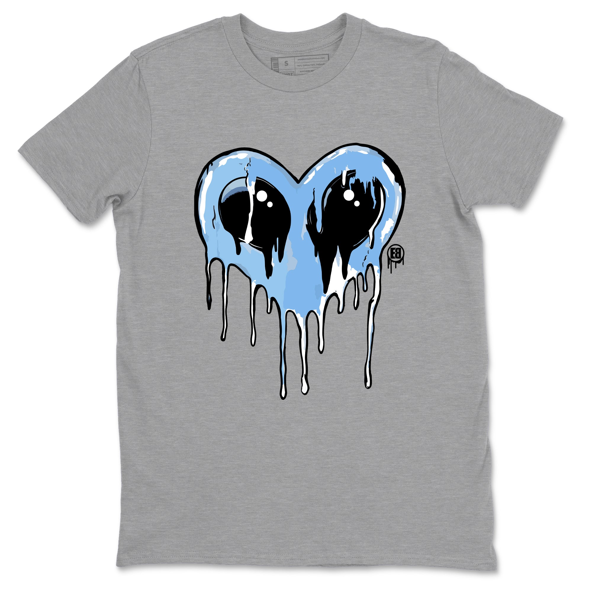 Heart Alien snkmatch Tees - Air Jordan 11 Legend Blue
