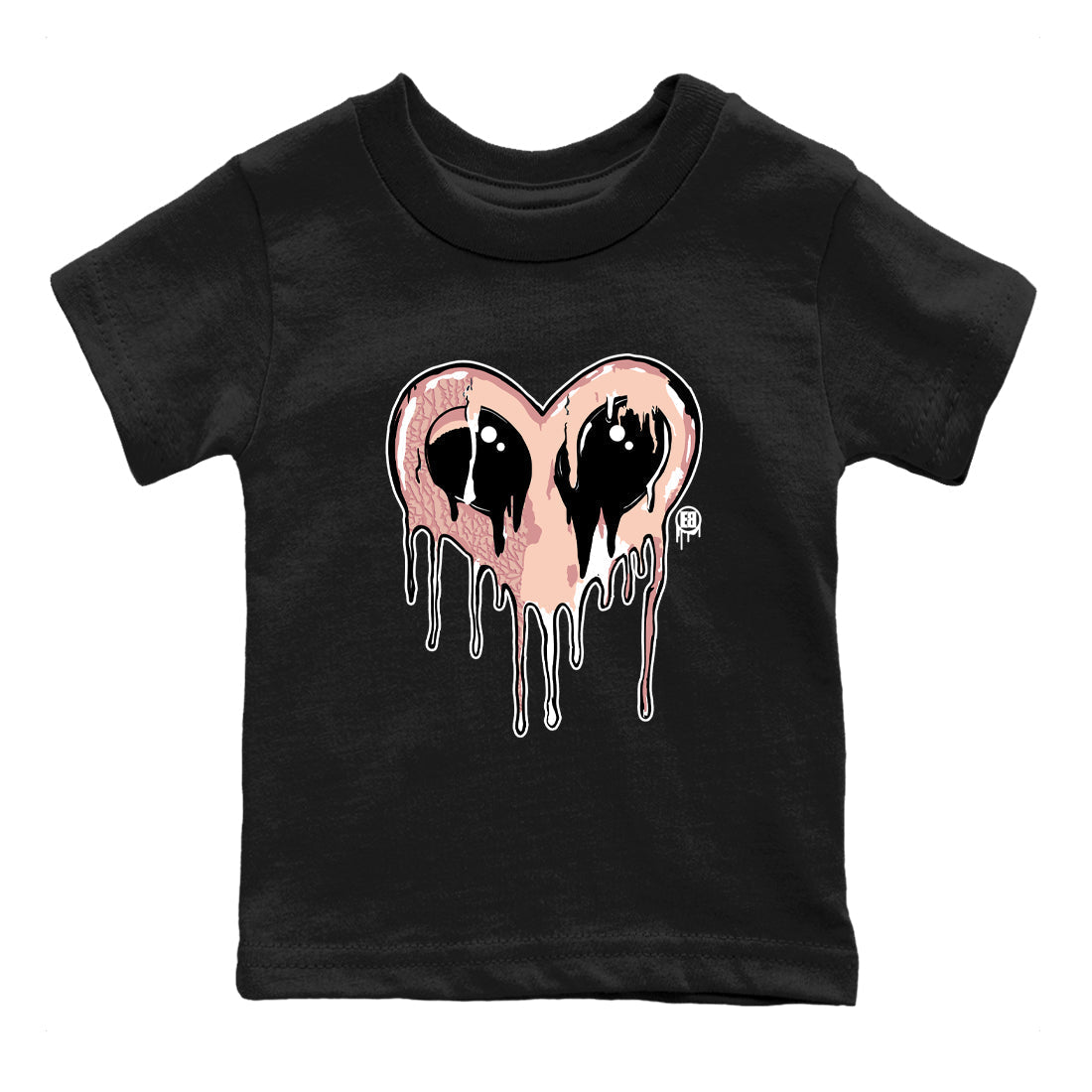 Heart Alien snkmatch Tees Kids - Air Jordan 3 Valentines Day