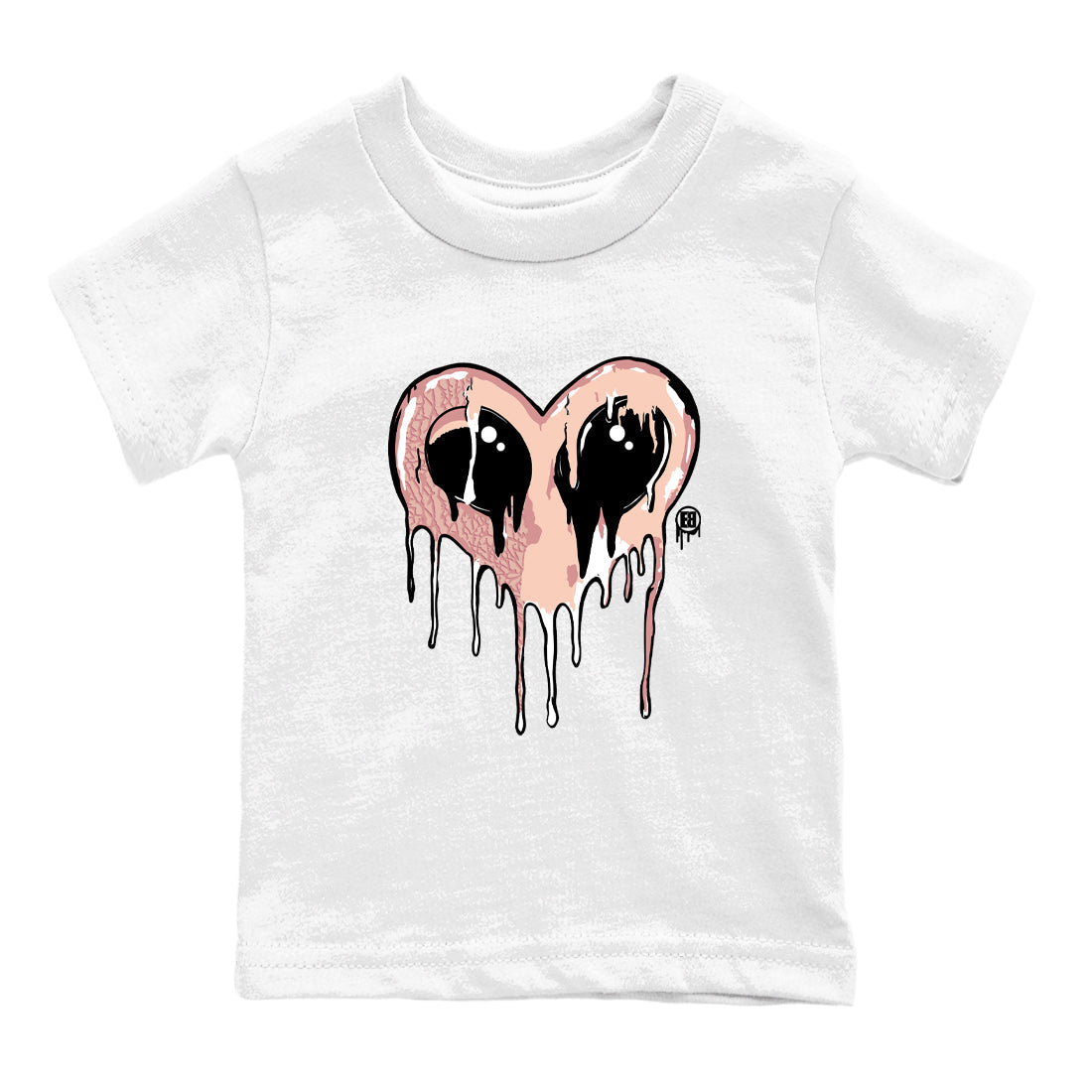 Heart Alien snkmatch Tees Kids - Air Jordan 3 Valentines Day