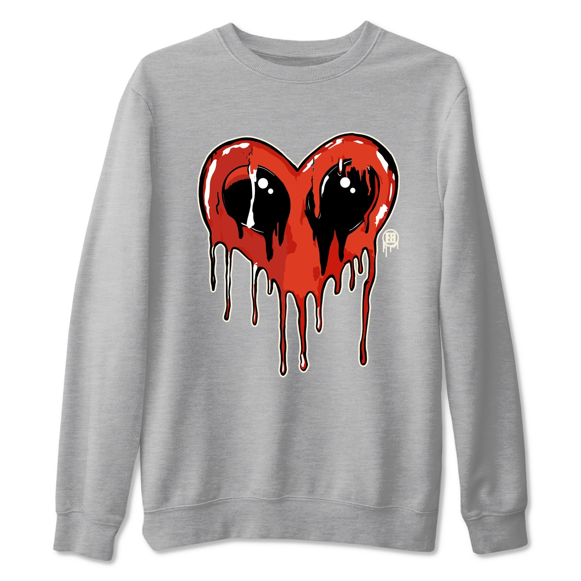 Heart Alien snkmatch Tees - Air Jordan 4 Brick By Brick