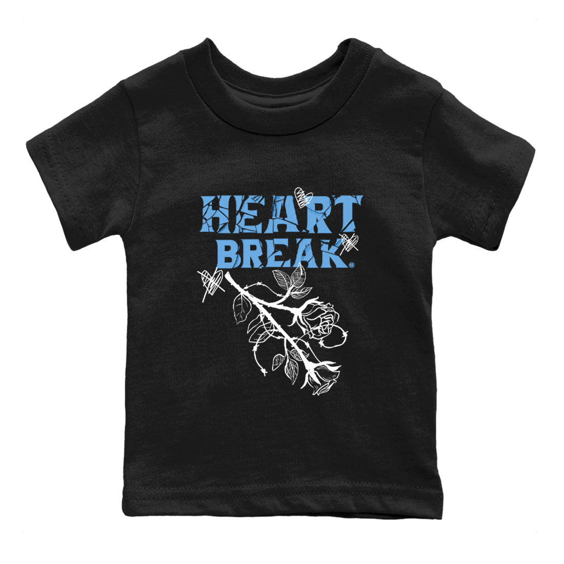 Heart Break Kids Tops - Air Jordan 1 UNC Toe