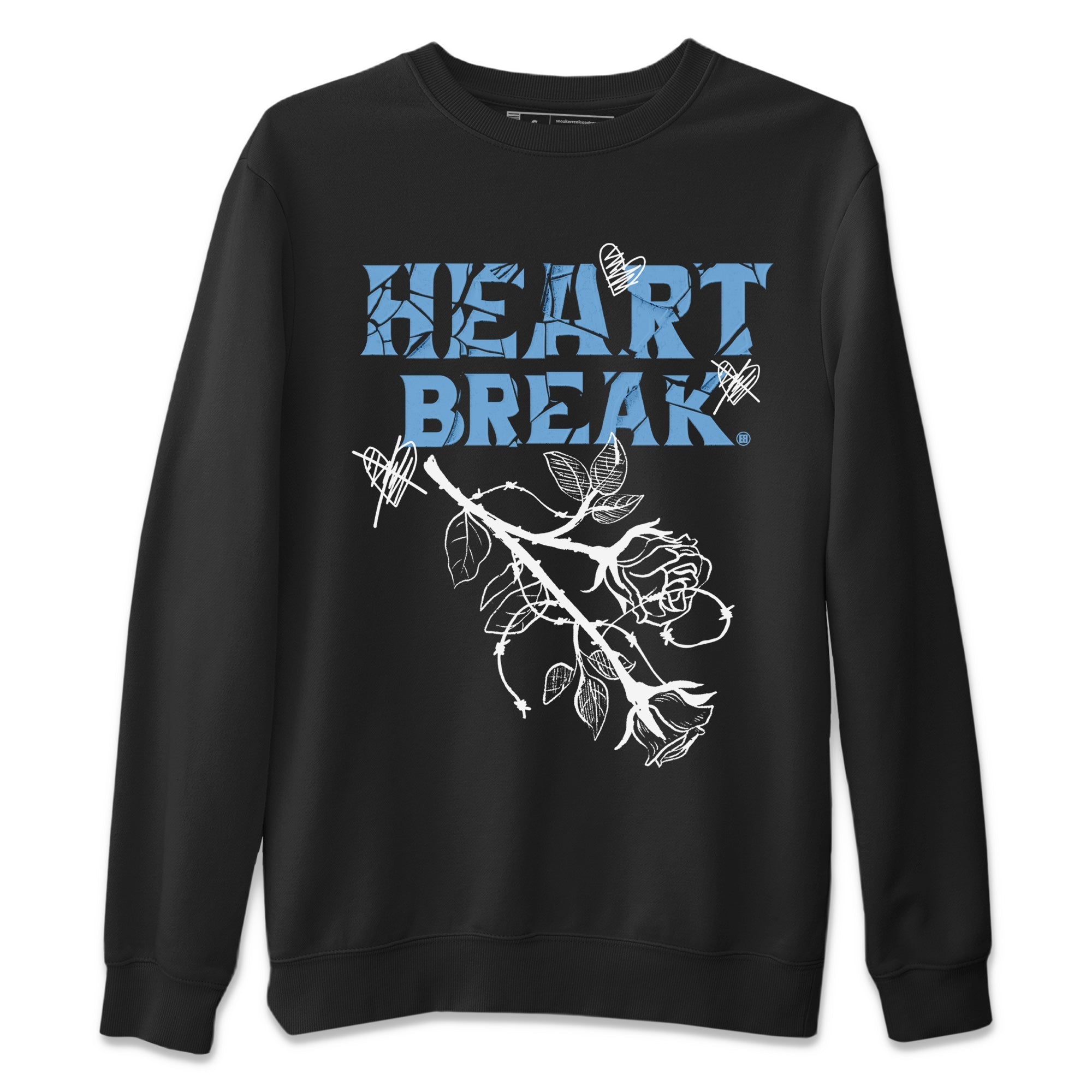 Heart Break Unisex Tops - Air Jordan 1 UNC Toe