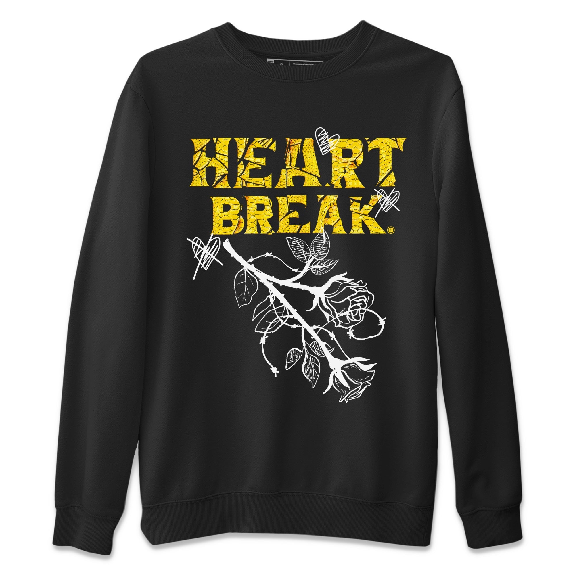 Heart Break Unisex Tops - Air Jordan 11 Yellow Python