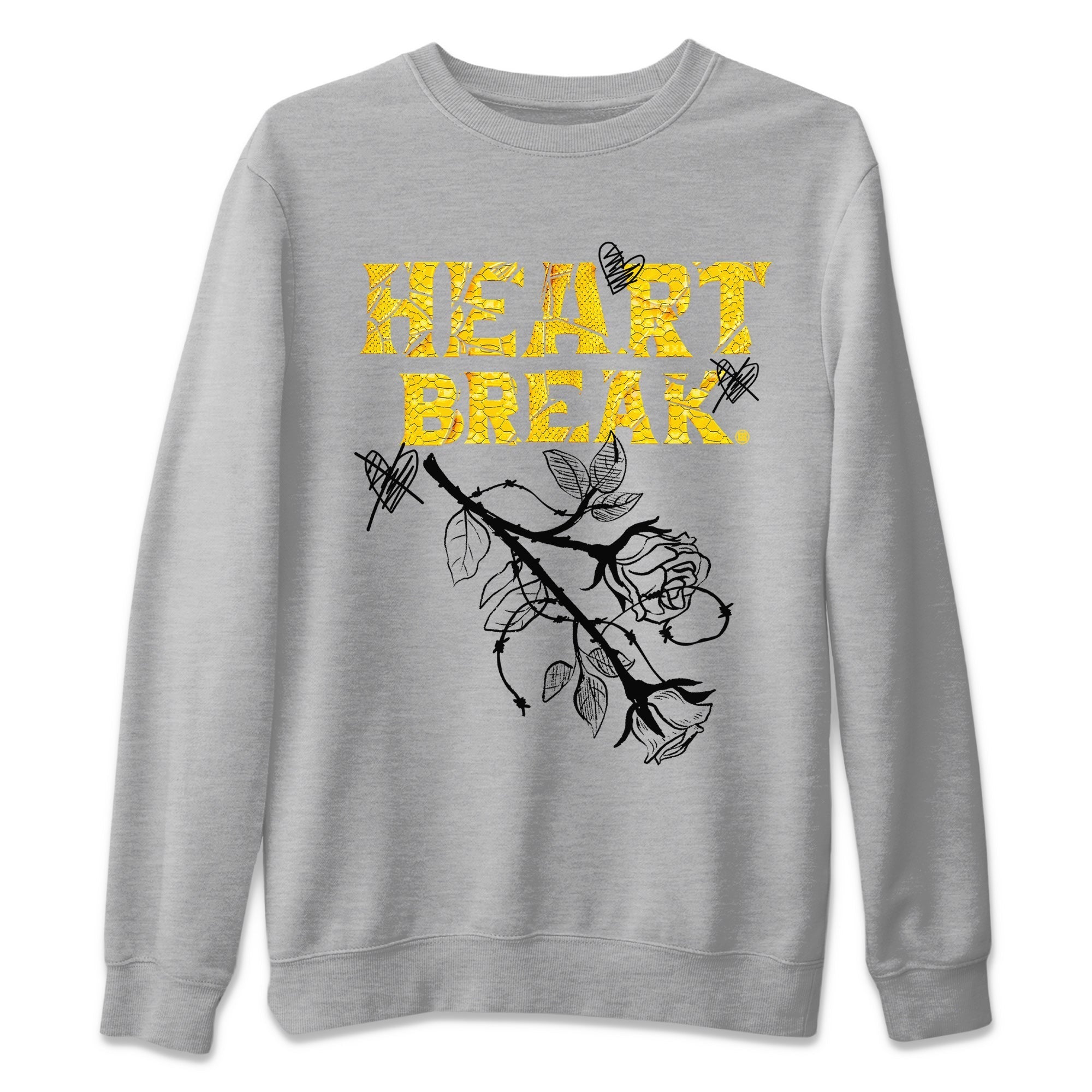 Heart Break Unisex Tops - Air Jordan 11 Yellow Python