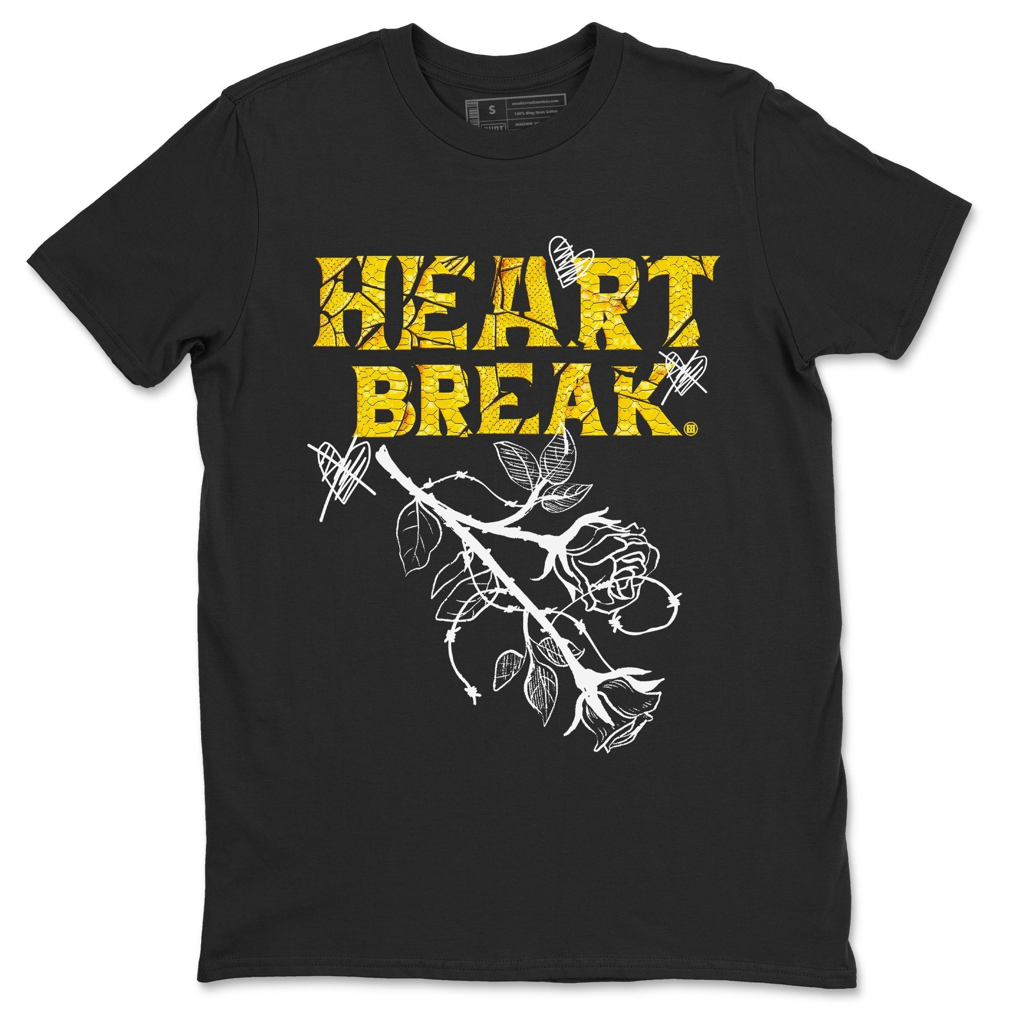 Heart Break Unisex Tops - Air Jordan 11 Yellow Python