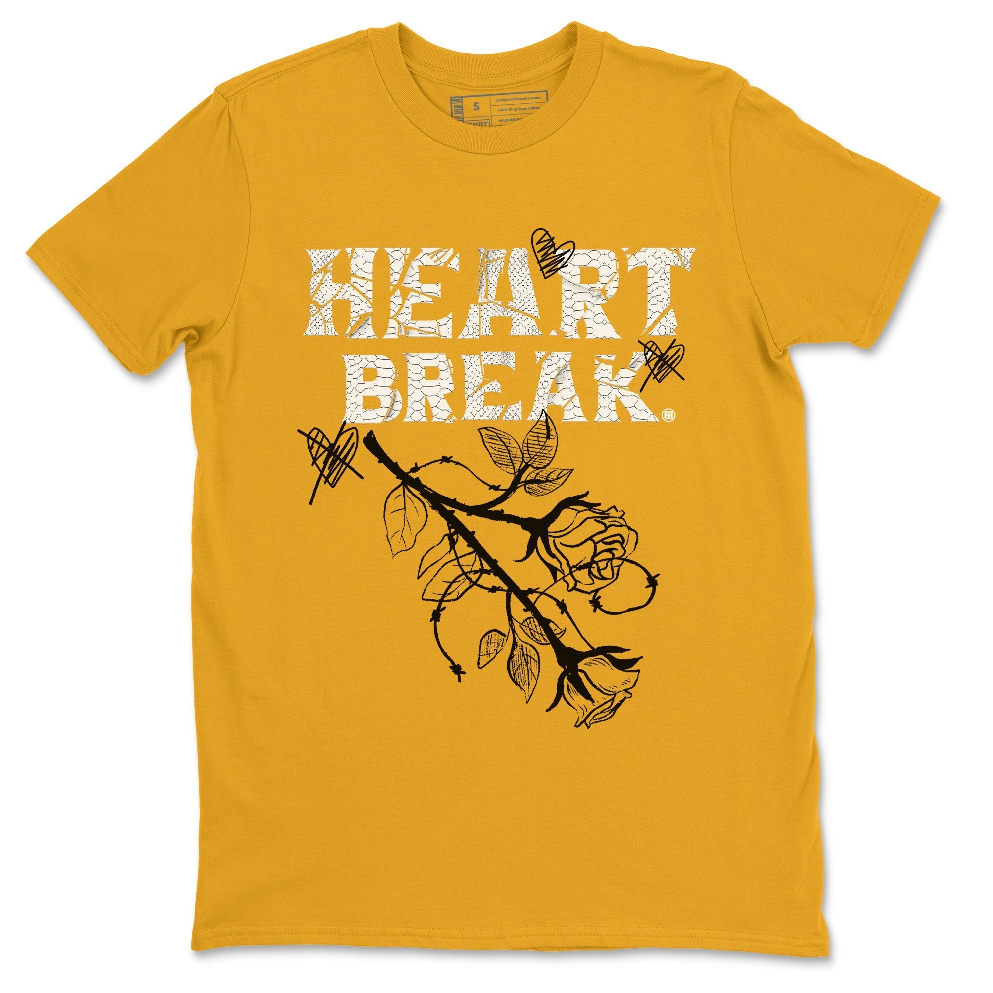 Heart Break Unisex Tops - Air Jordan 11 Yellow Python