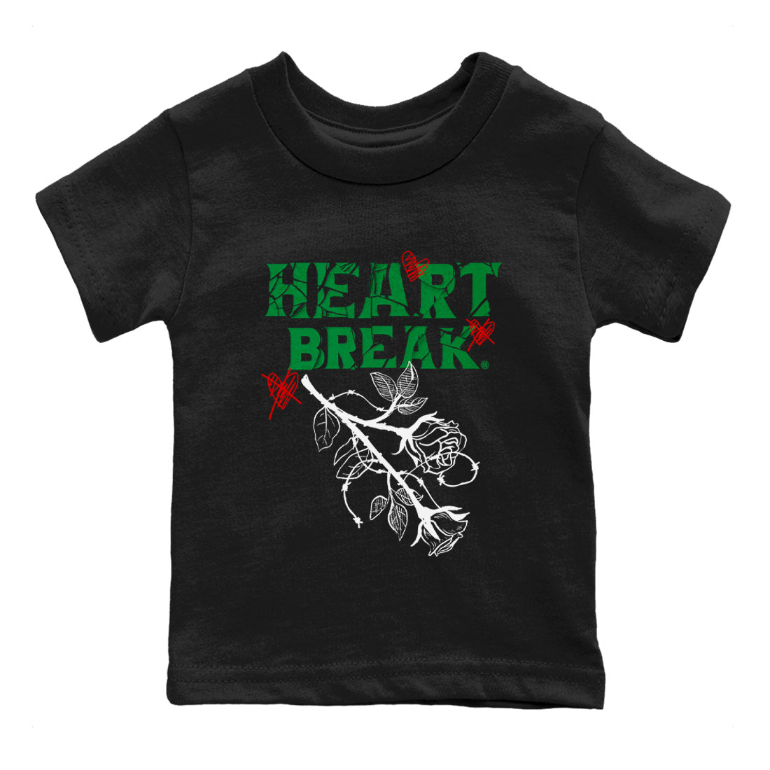 Heart Break Kids Tops - Air Jordan 3 Lucky Green