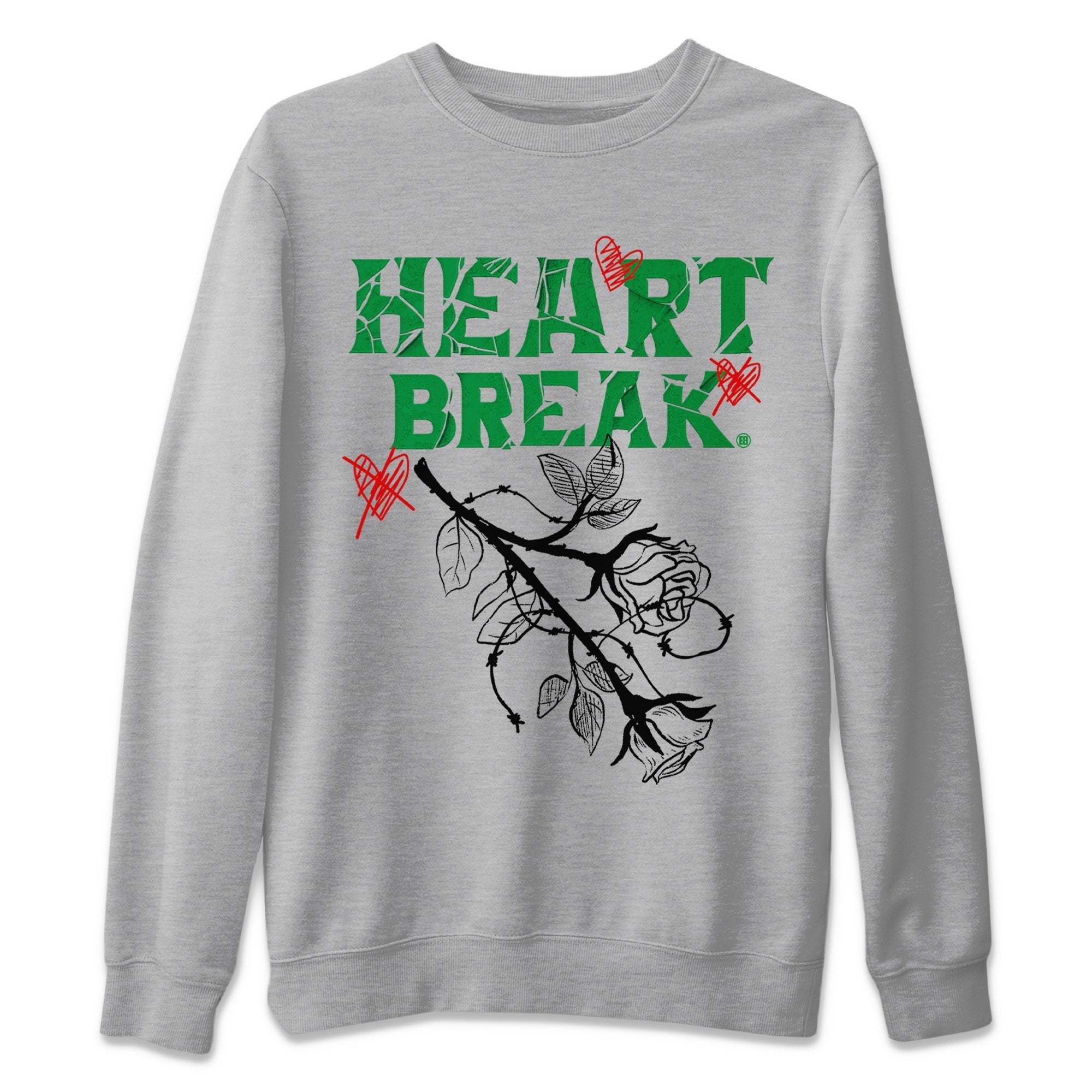 Heart Break Unisex Tops - Air Jordan 3 Lucky Green