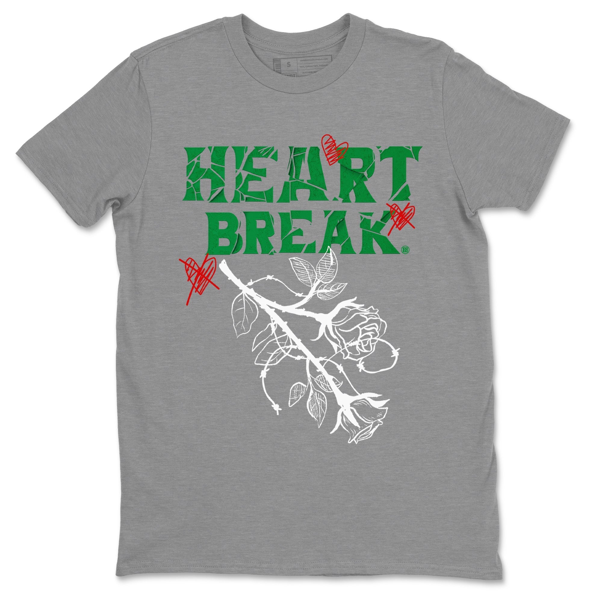 Heart Break Unisex Tops - Air Jordan 3 Lucky Green