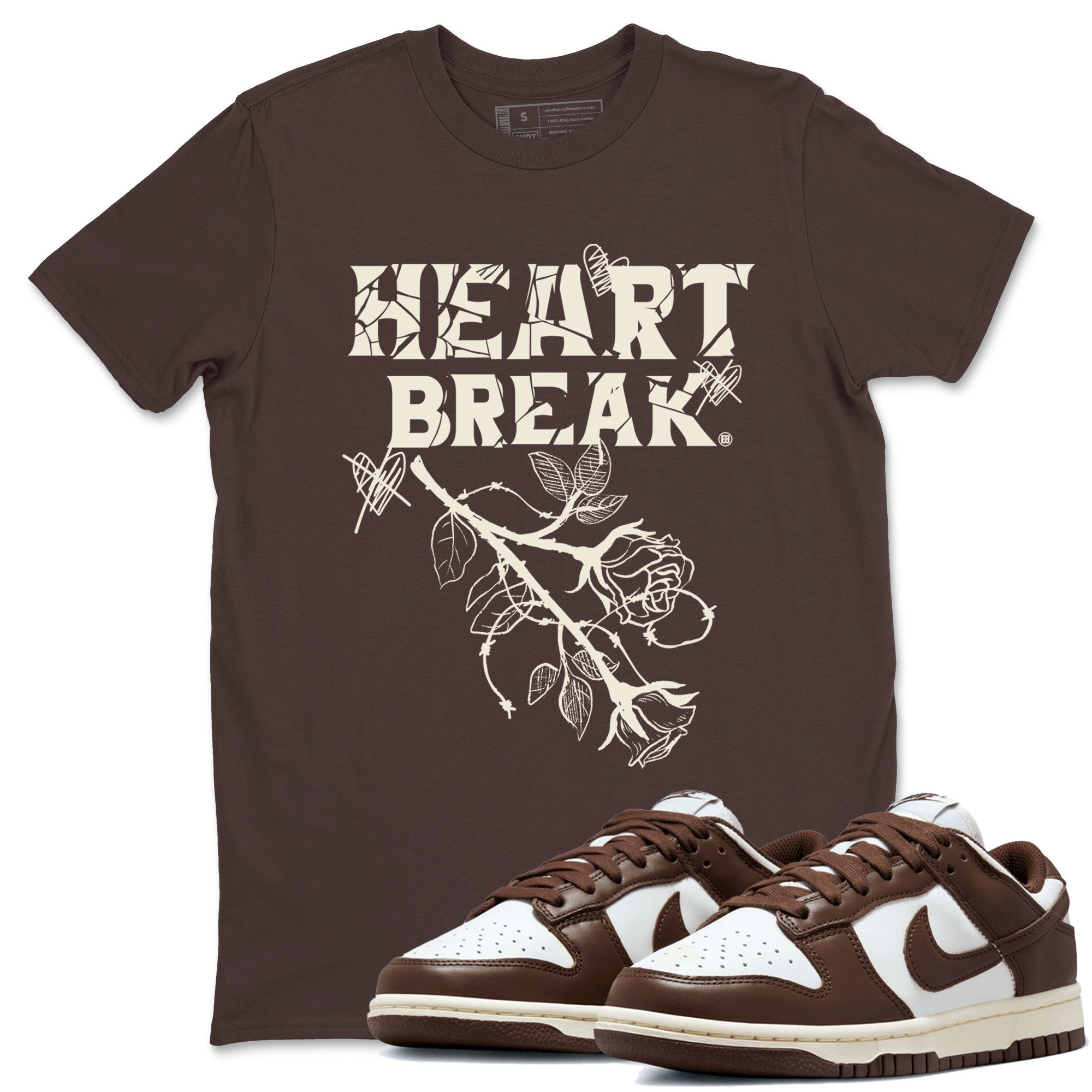 Heart Break snkmatch Tee - Dunk Cacao Wow