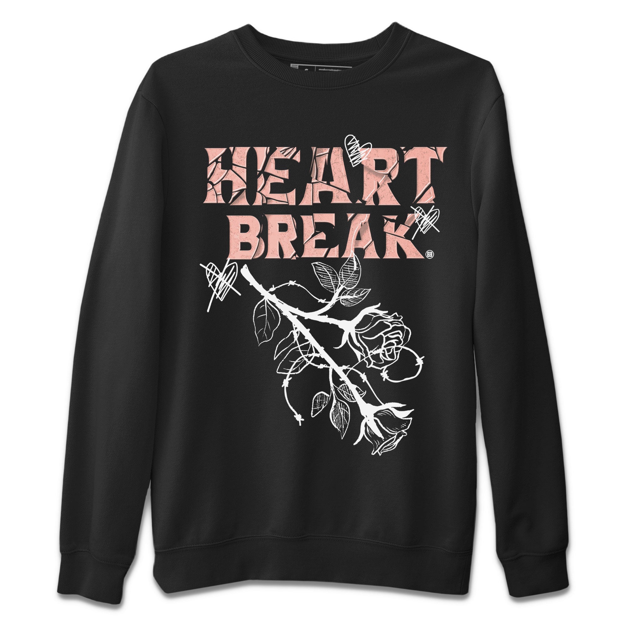 Heart Break snkmatch Tee - Dunk Rose Whisper