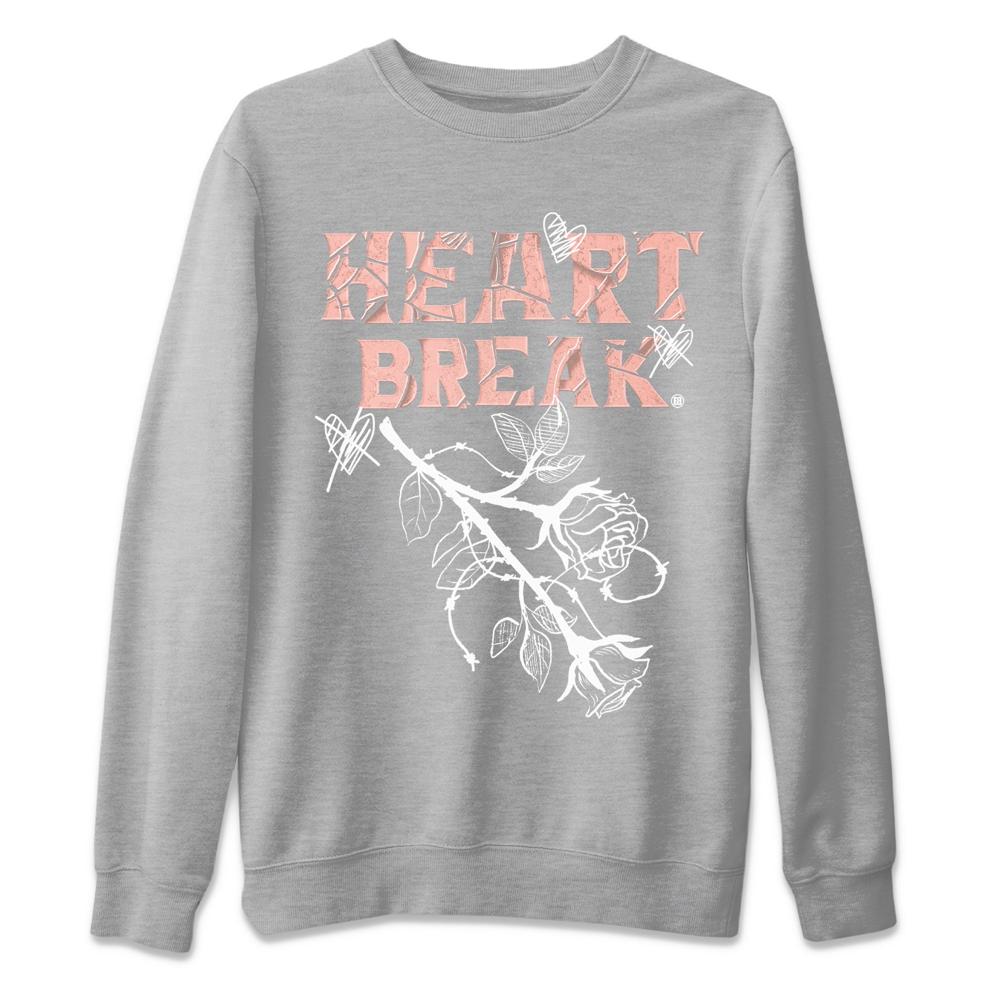 Heart Break snkmatch Tee - Dunk Rose Whisper