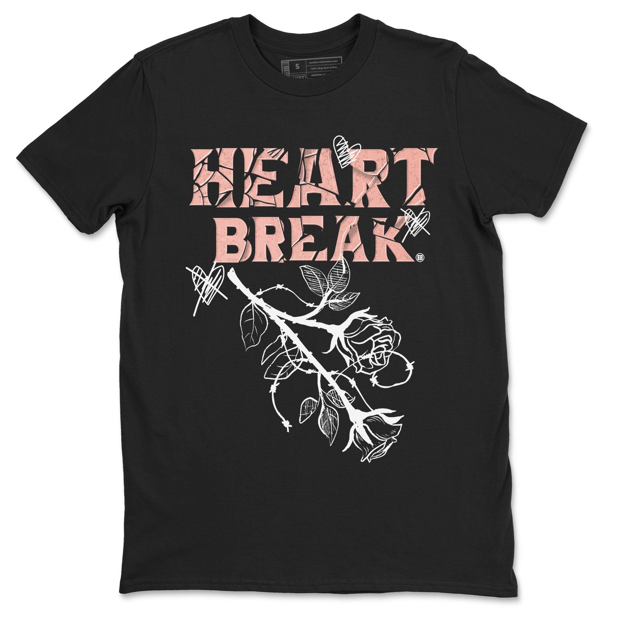 Heart Break snkmatch Tee - Dunk Rose Whisper