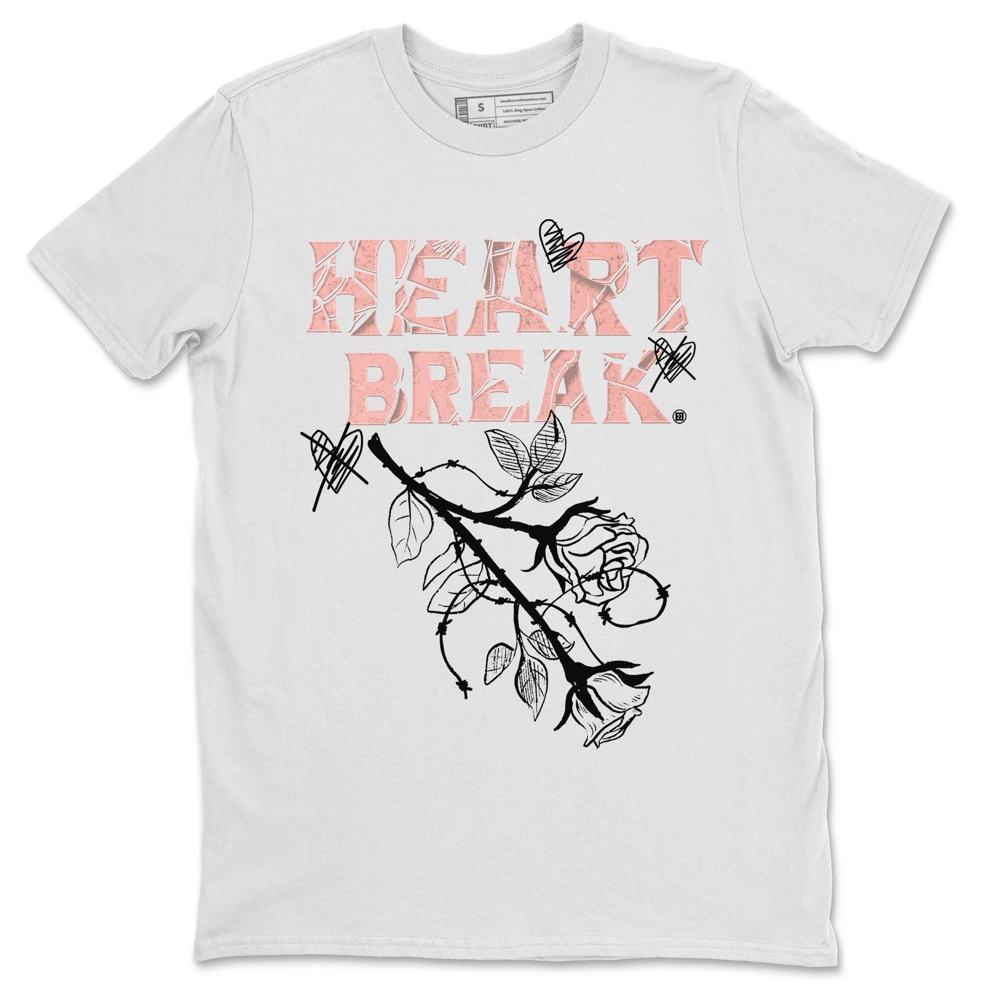 Heart Break snkmatch Tee - Dunk Rose Whisper