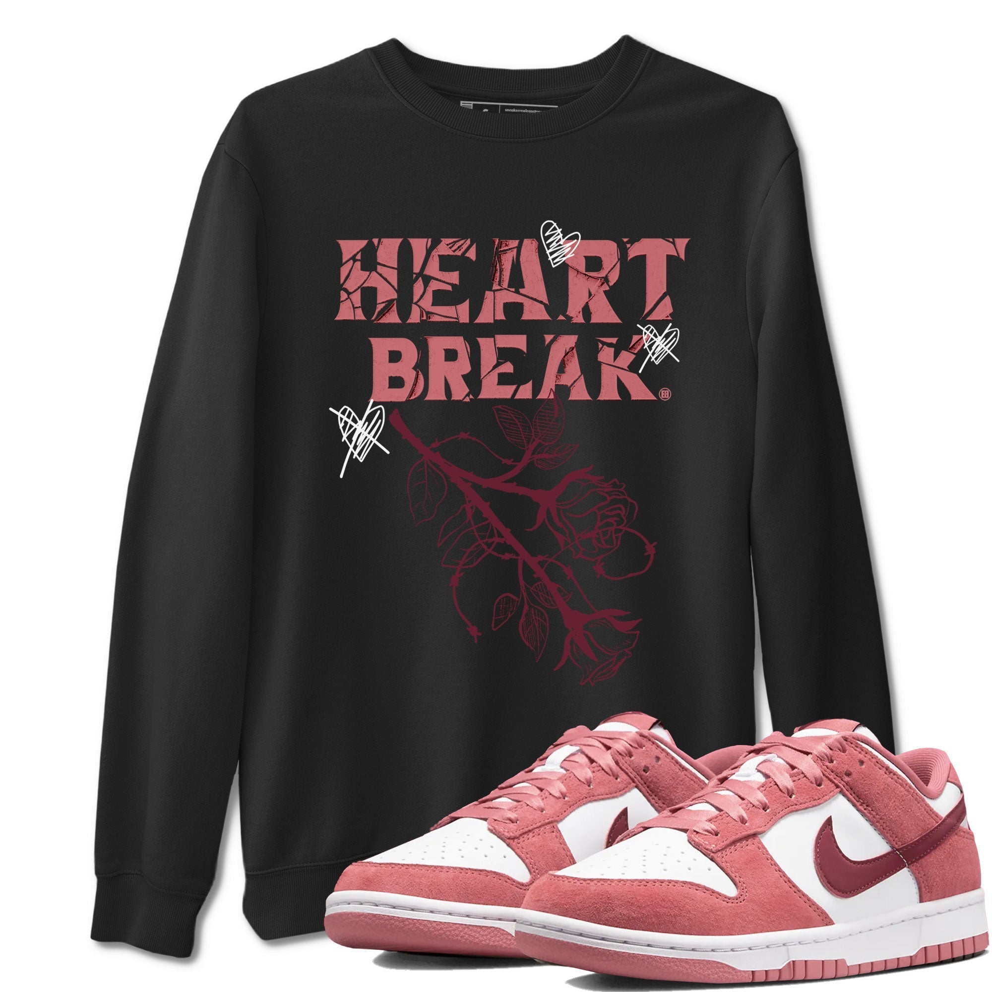 Heart Break snkmatch Tees - Dunk Valentines Day 2024